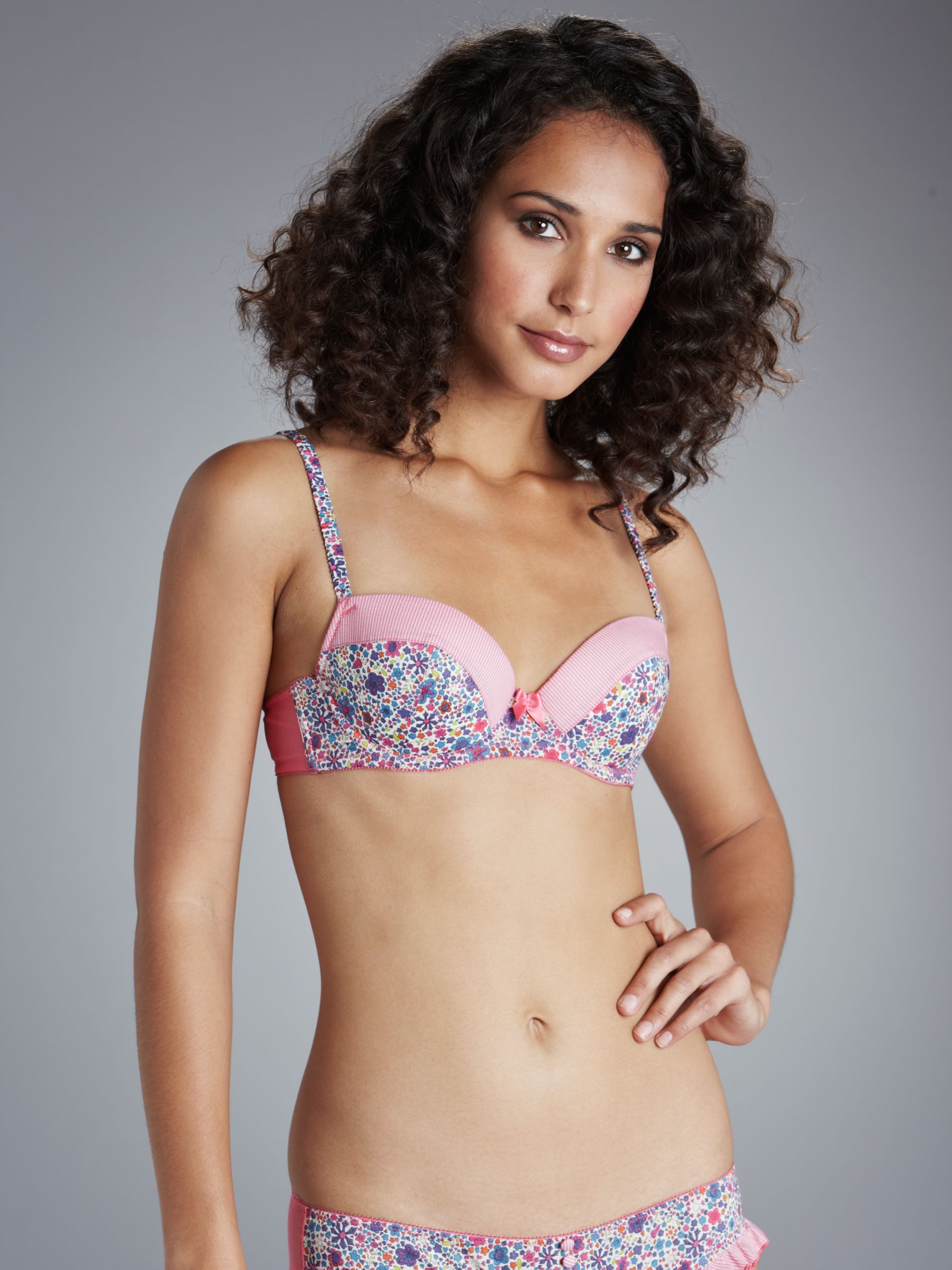 Disco by Pistol Panties Sophie39s Blossom Polly T Shirt Bra Pink