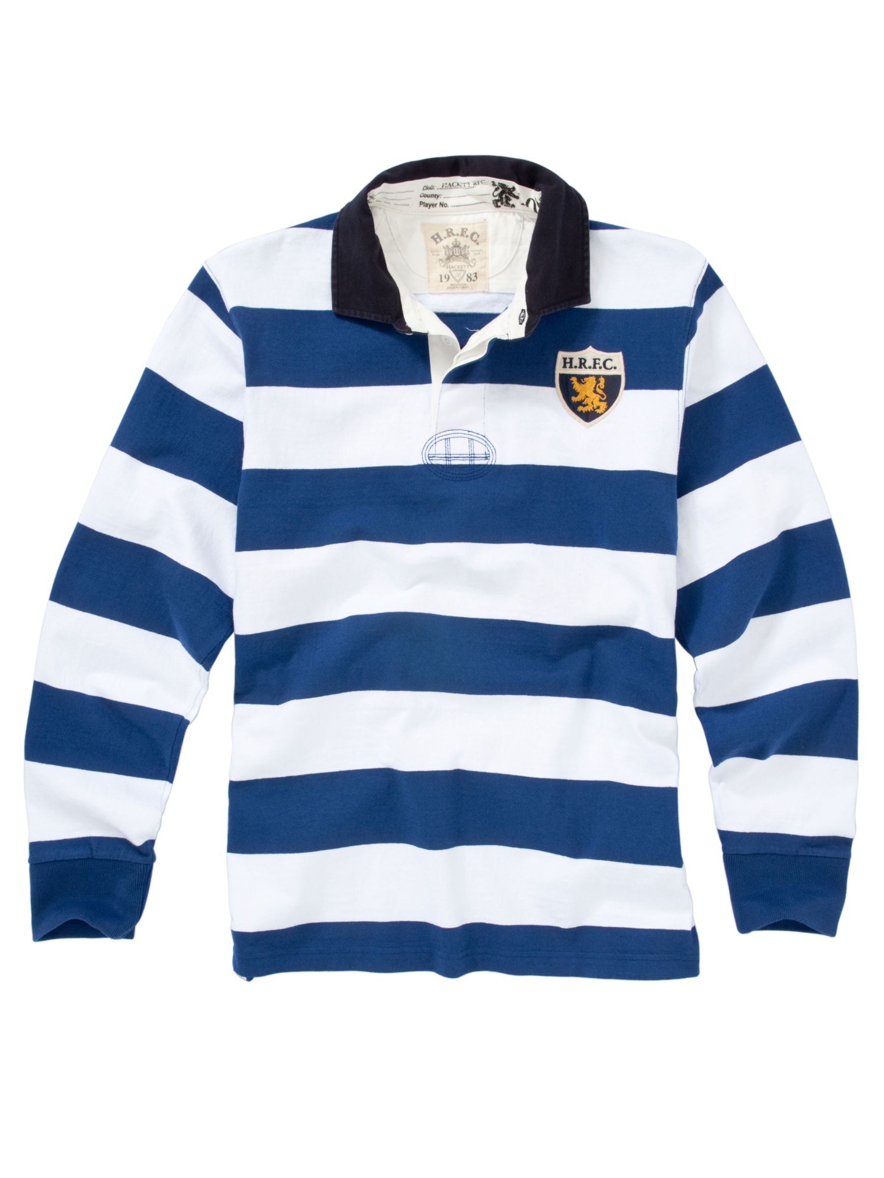 Hackett London Vintage Patch Rugby Shirt,