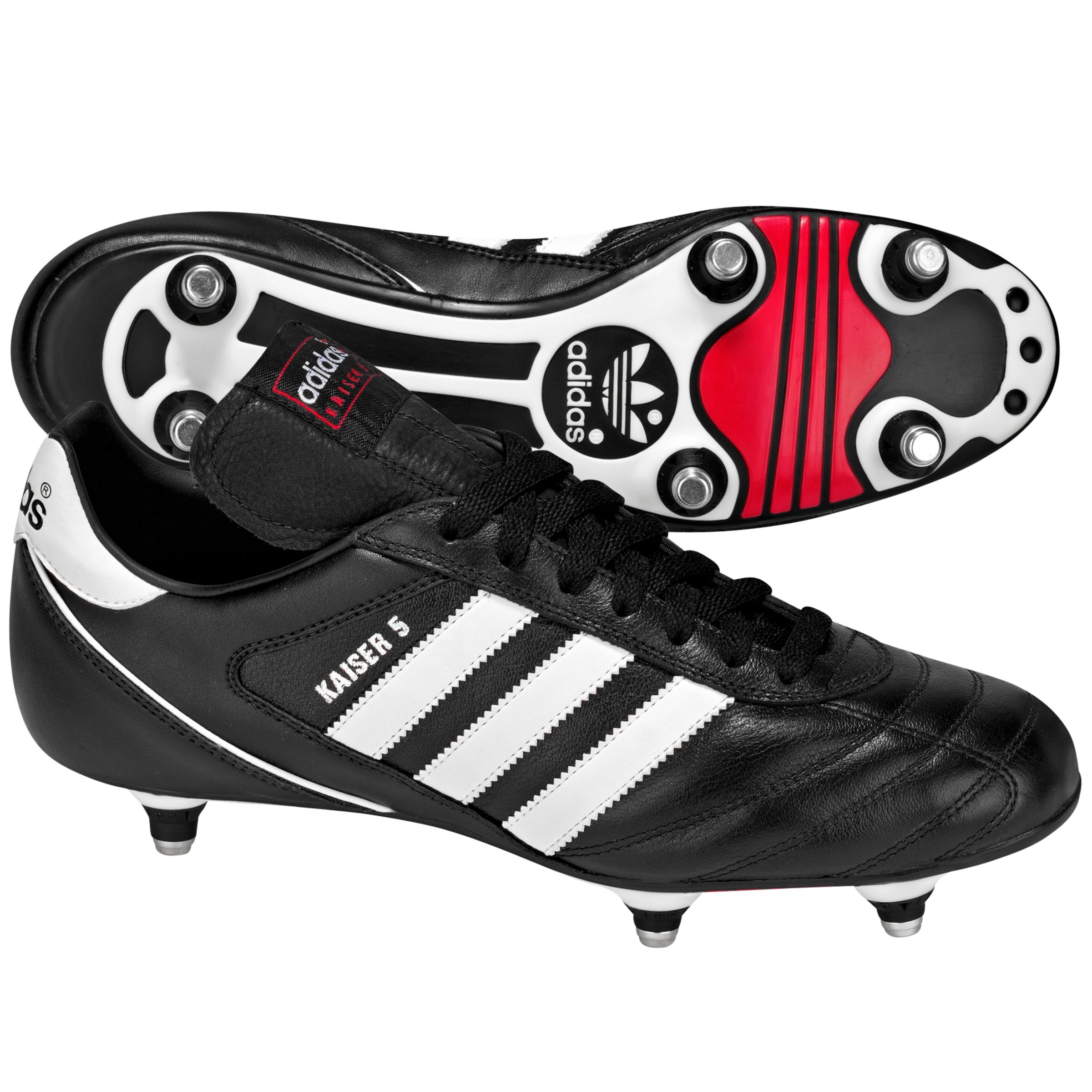 Adidas Kaiser Cup Football Boots, Black/Running