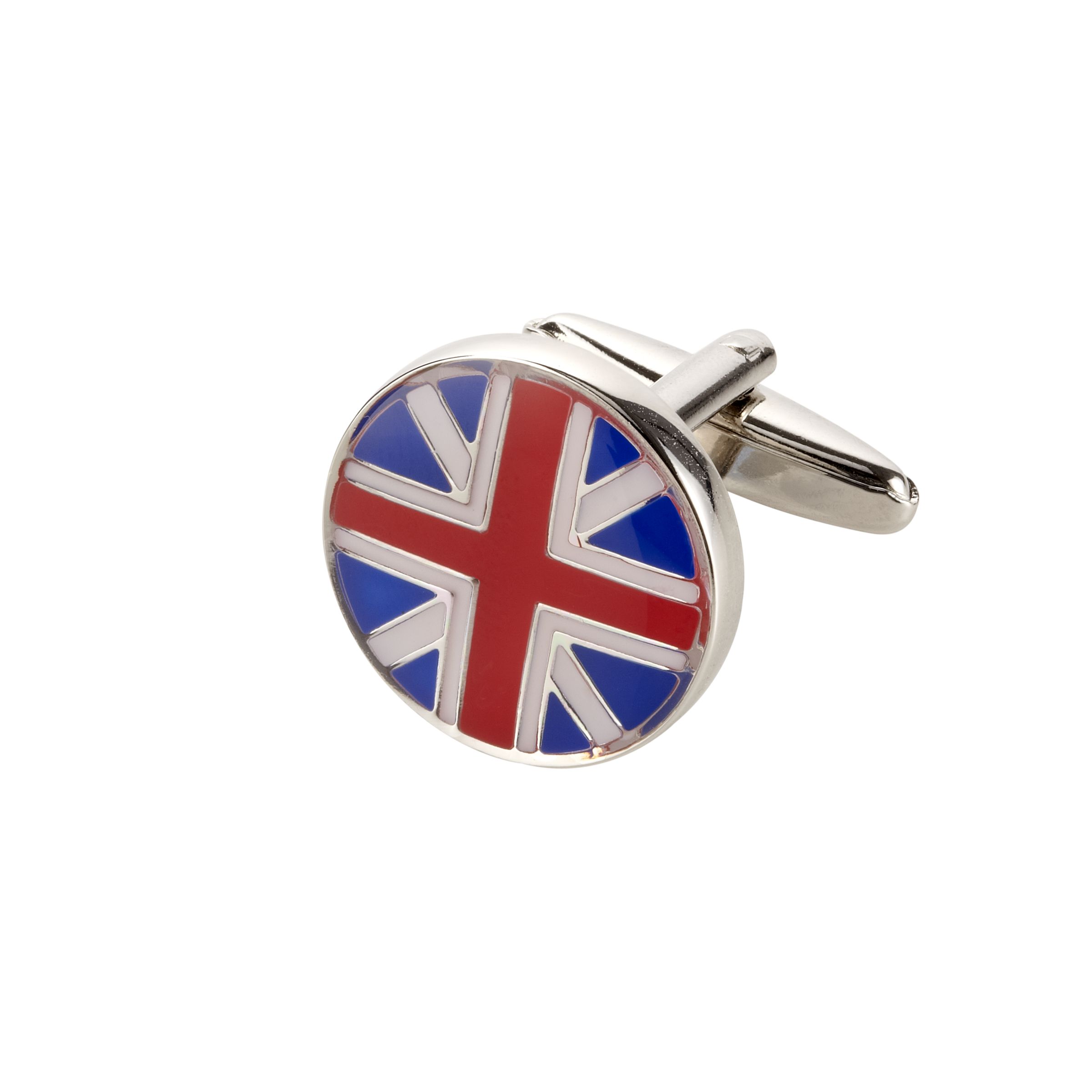 John Lewis Men Union Jack Flag Cufflinks,