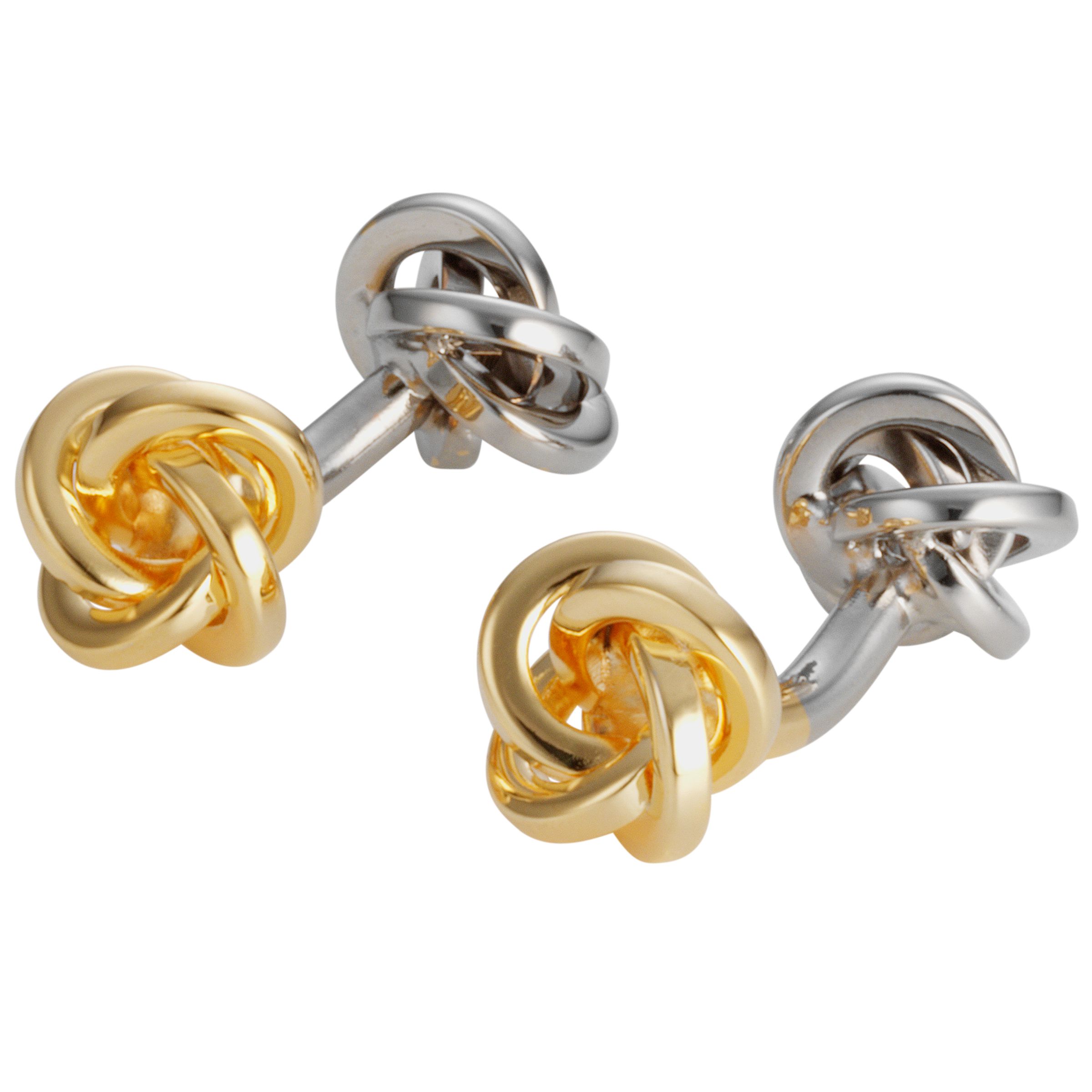 John Lewis Men Reversible Knot Cufflinks,