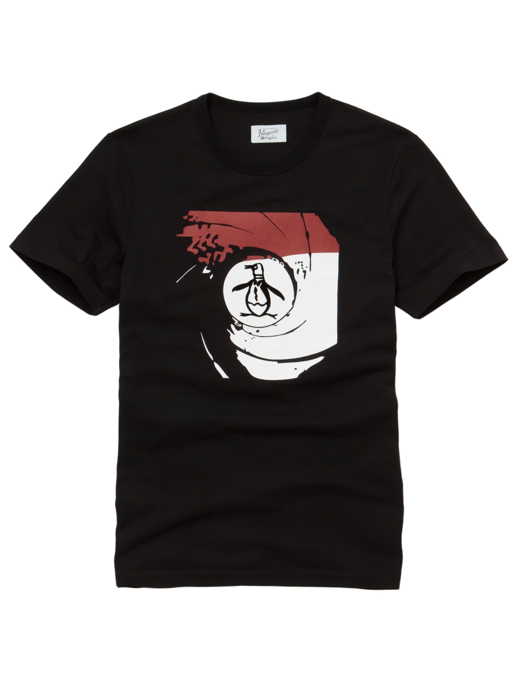 Original Penguin Bond Logo T-Shirt, Black