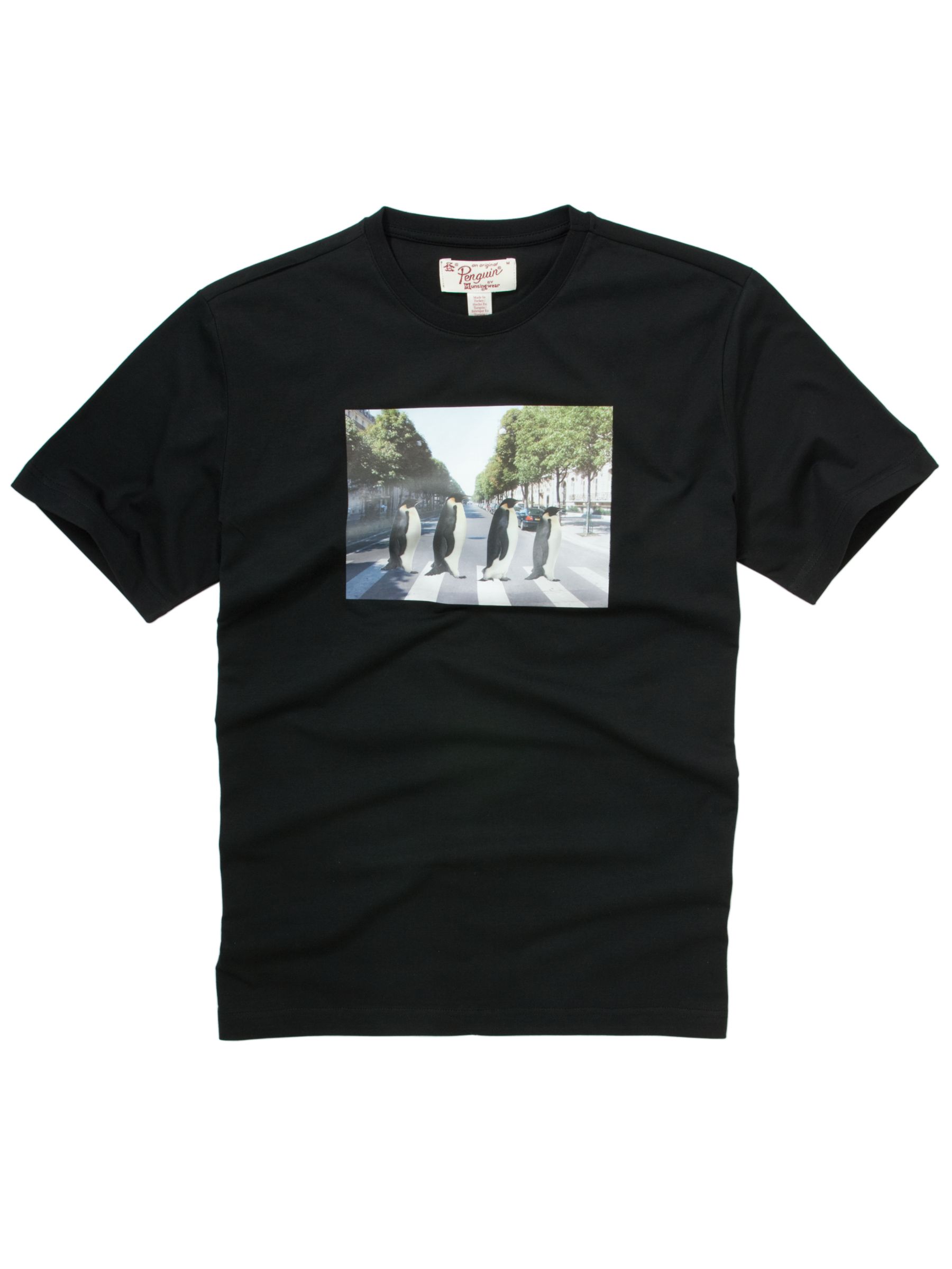 Original Penguin Abbey Road Penguin T-Shirt, Black