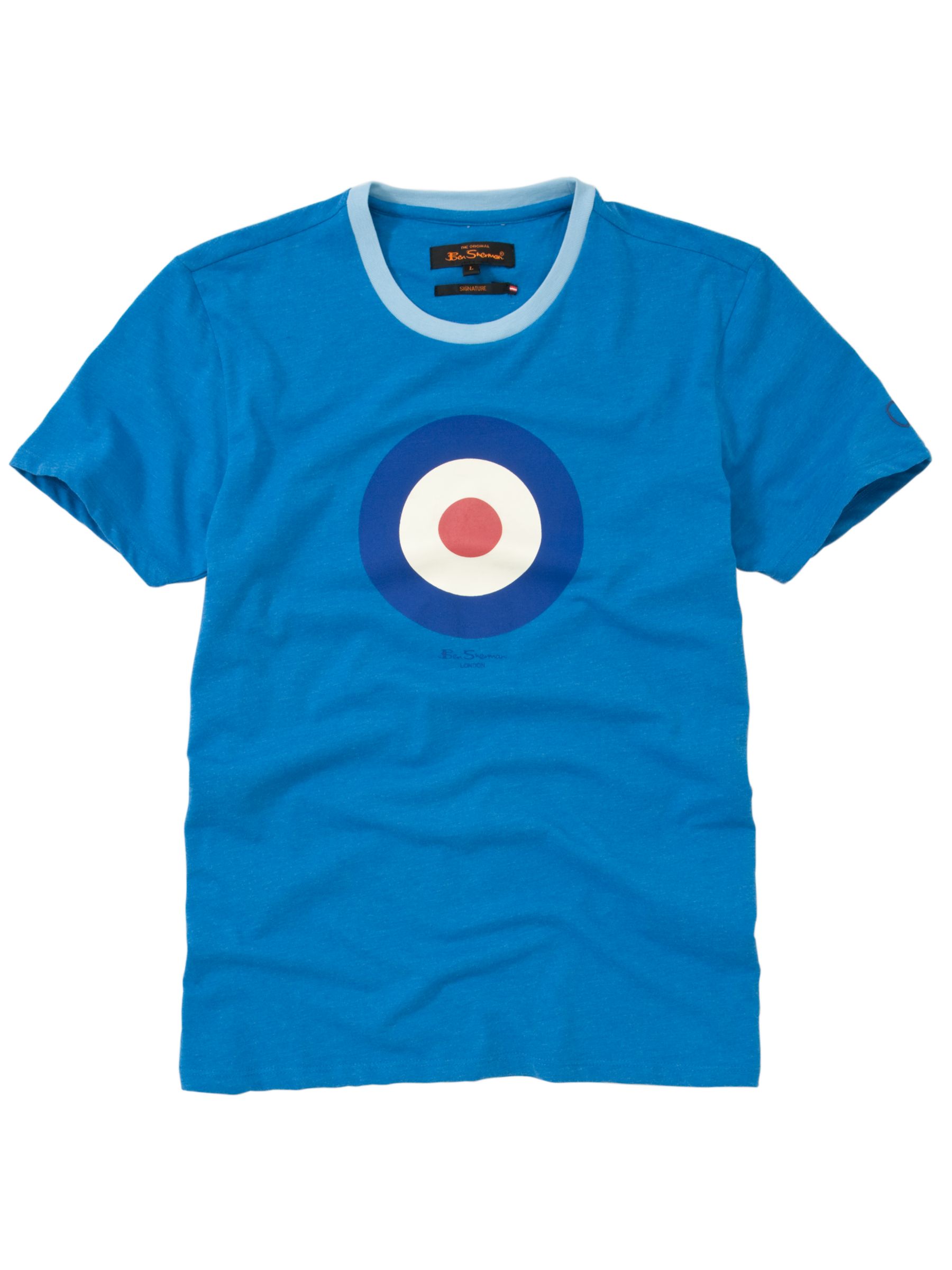 Throne Target Print T-Shirt, Blue