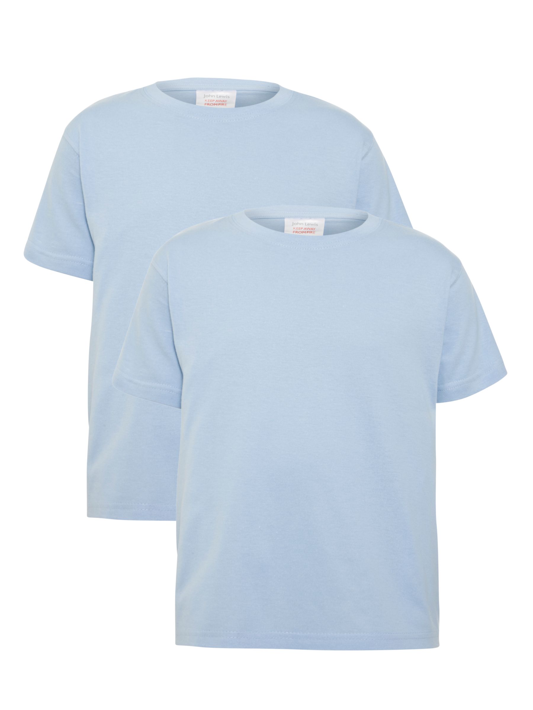 Cotton T-Shirt, Pack Of 2, Blue