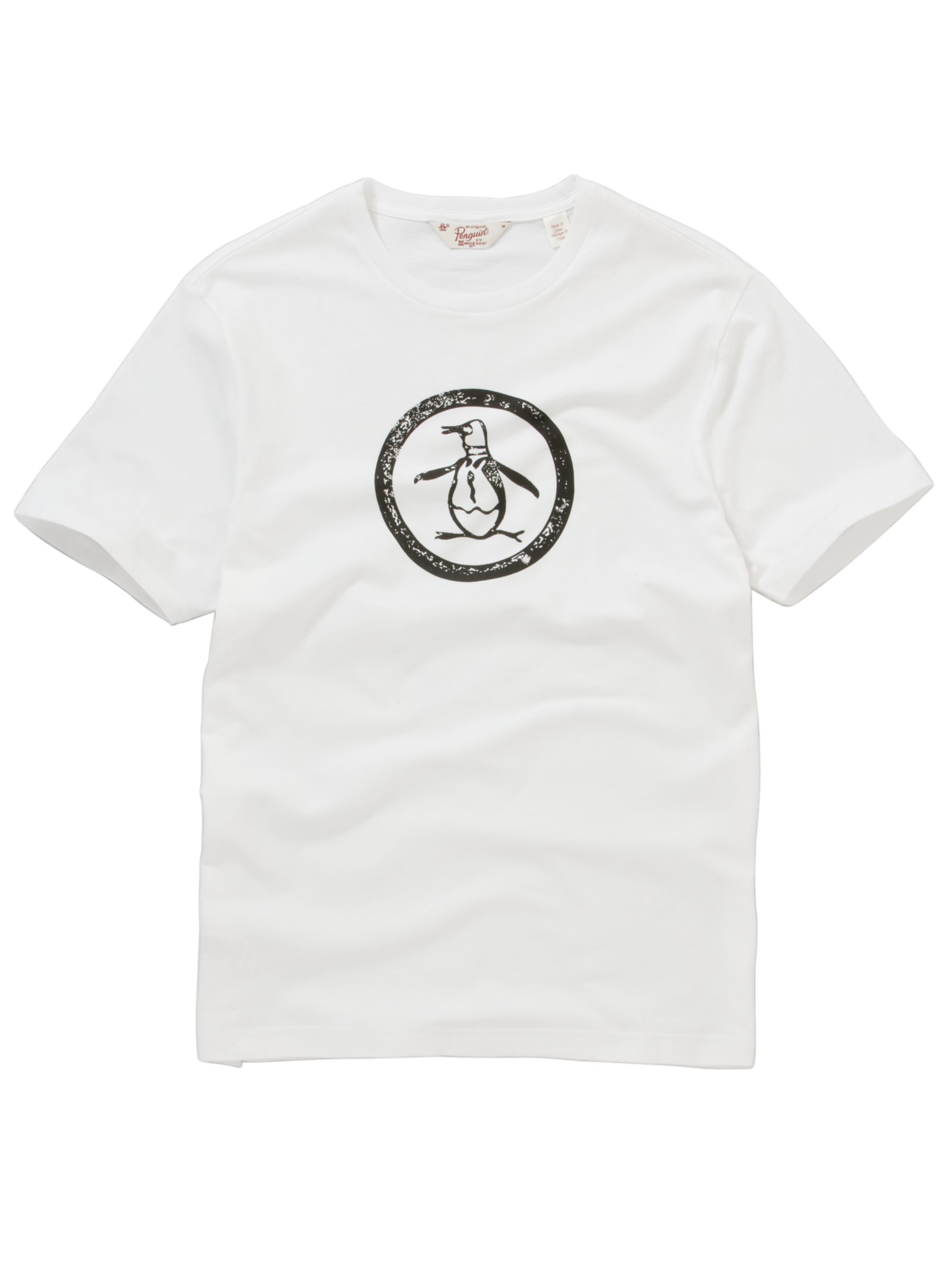 Original Penguin Circle Logo T-Shirt, White