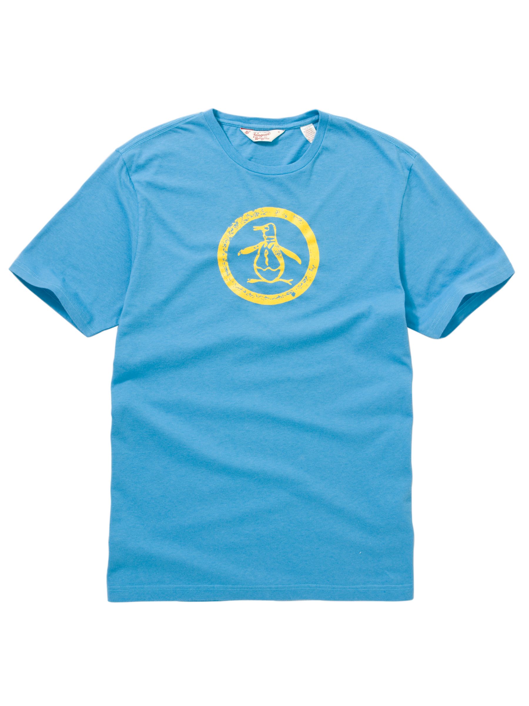 Original Penguin Circle Logo T-Shirt, Bright blue