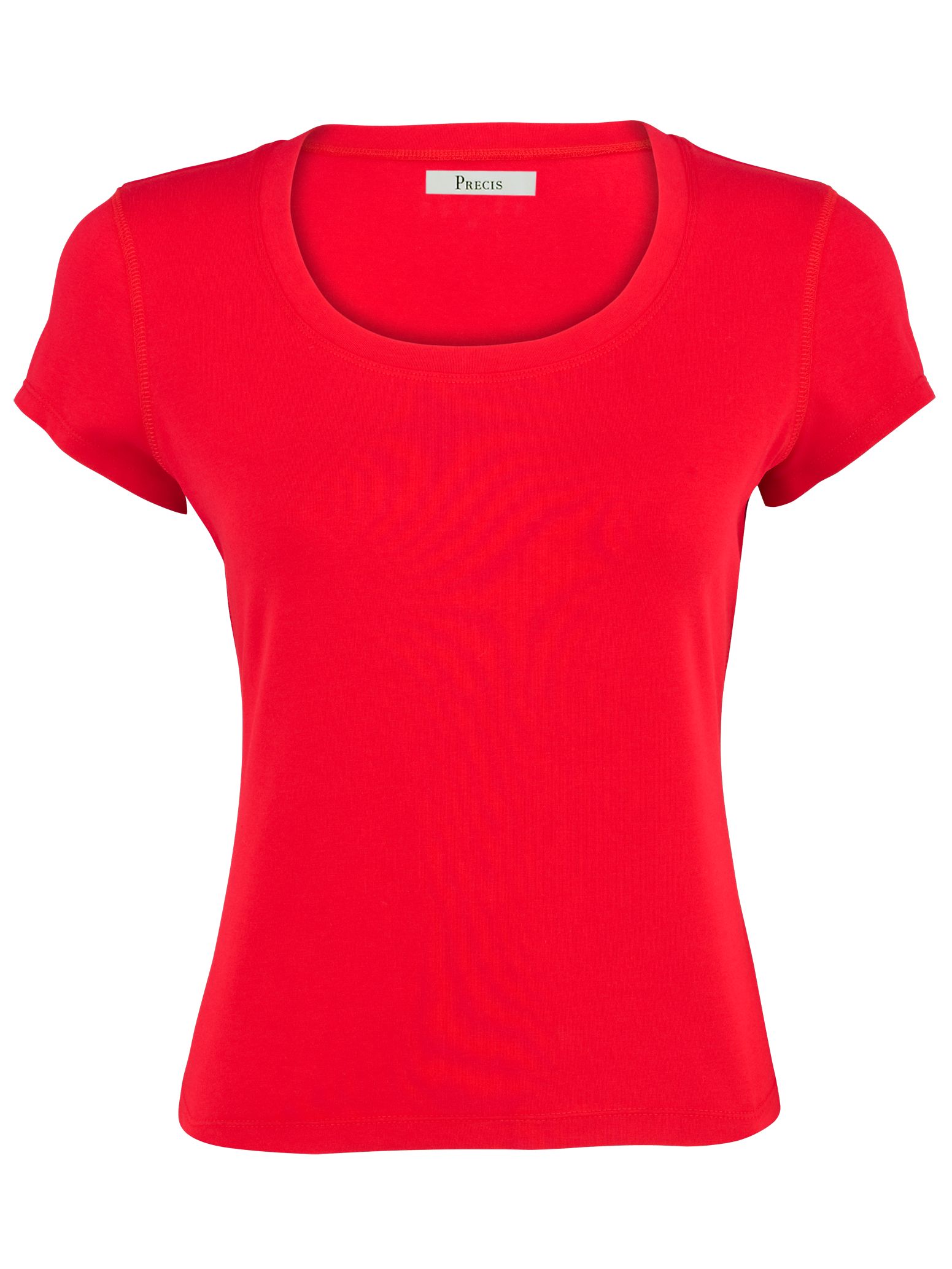 Cap Sleeve T-Shirt, Red