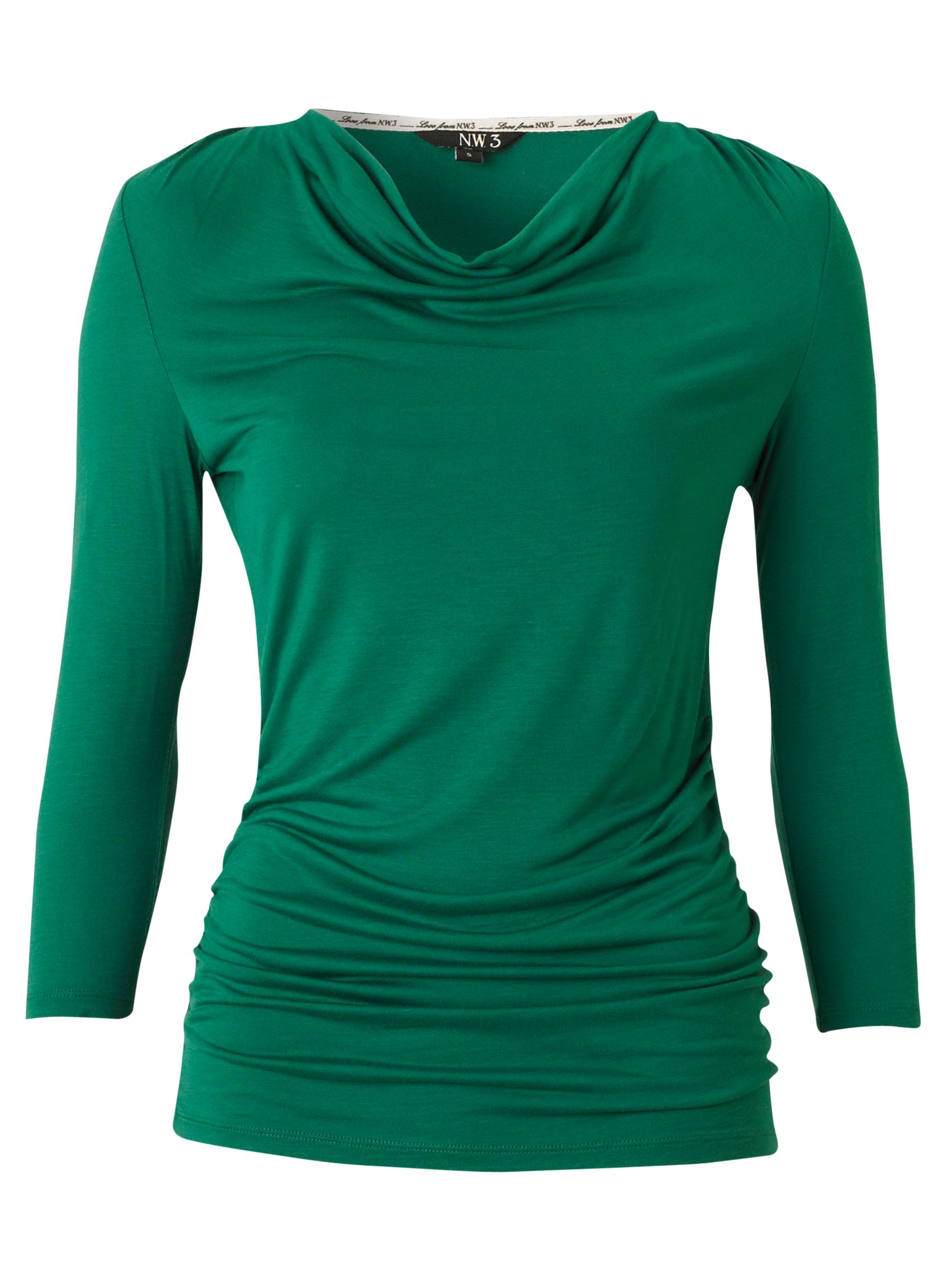NW3 Fisher Cowl Neck T-Shirt, Apple