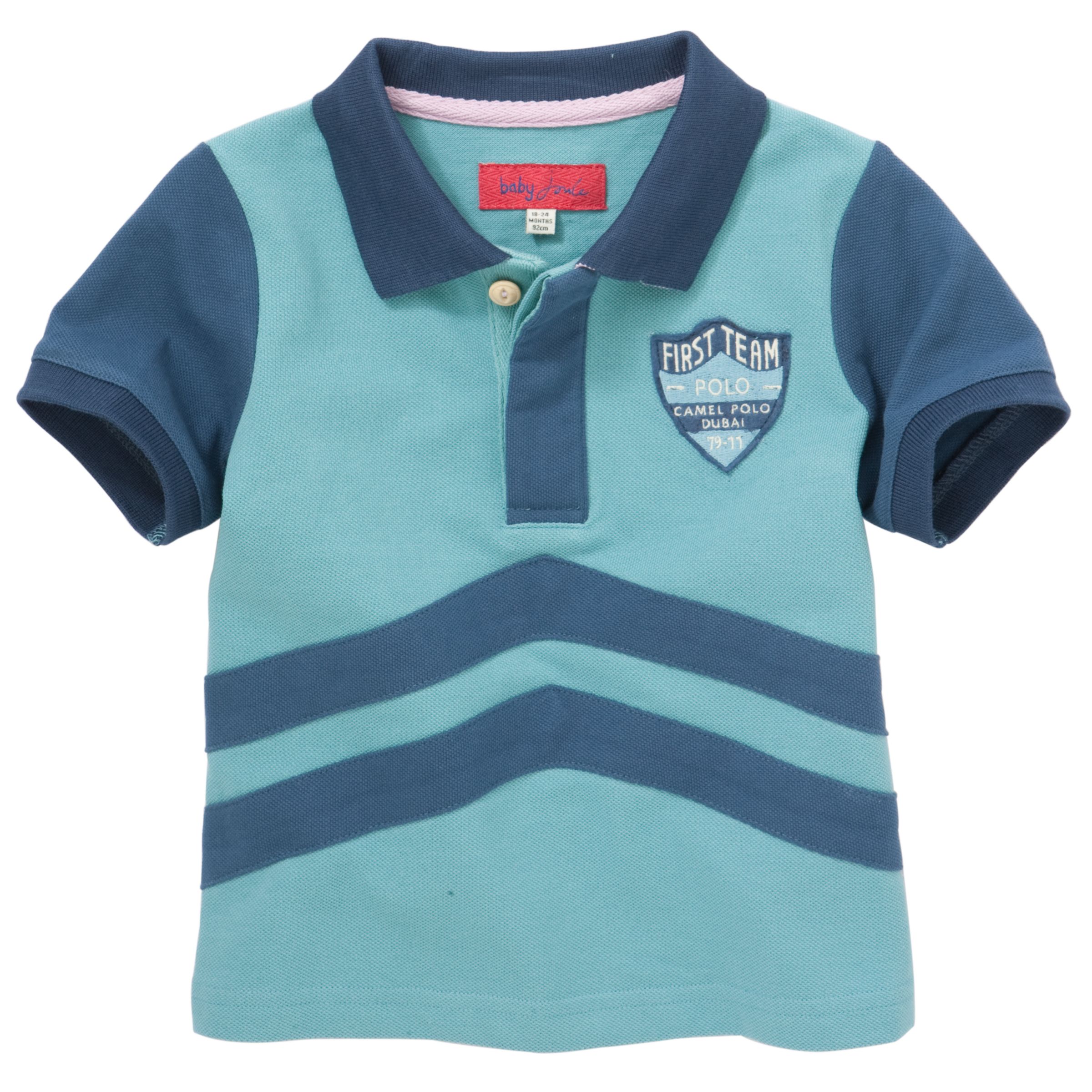Baby Joules Rugby Shirt, Blue