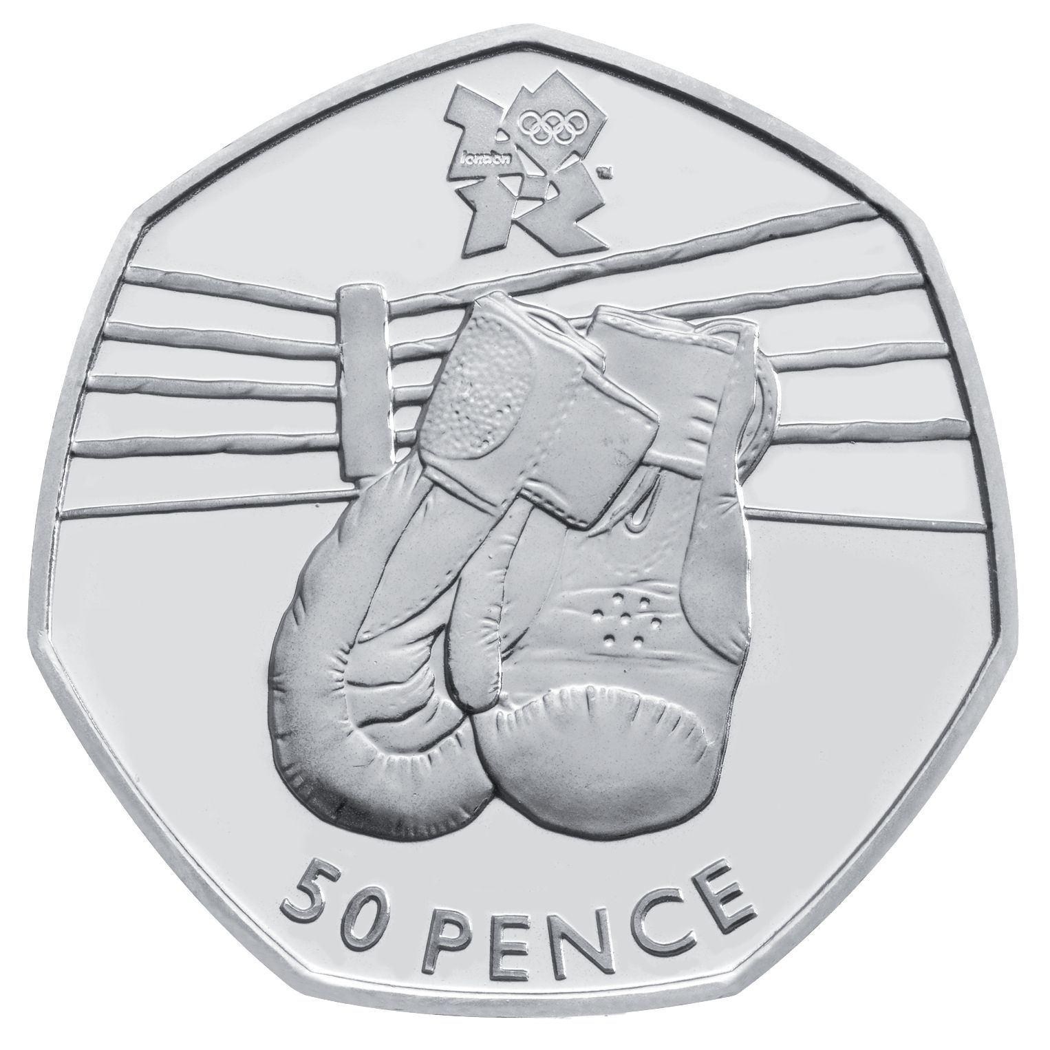 Royal Mint London 2012 Olympic Games 50p Coin Boxing Reviews