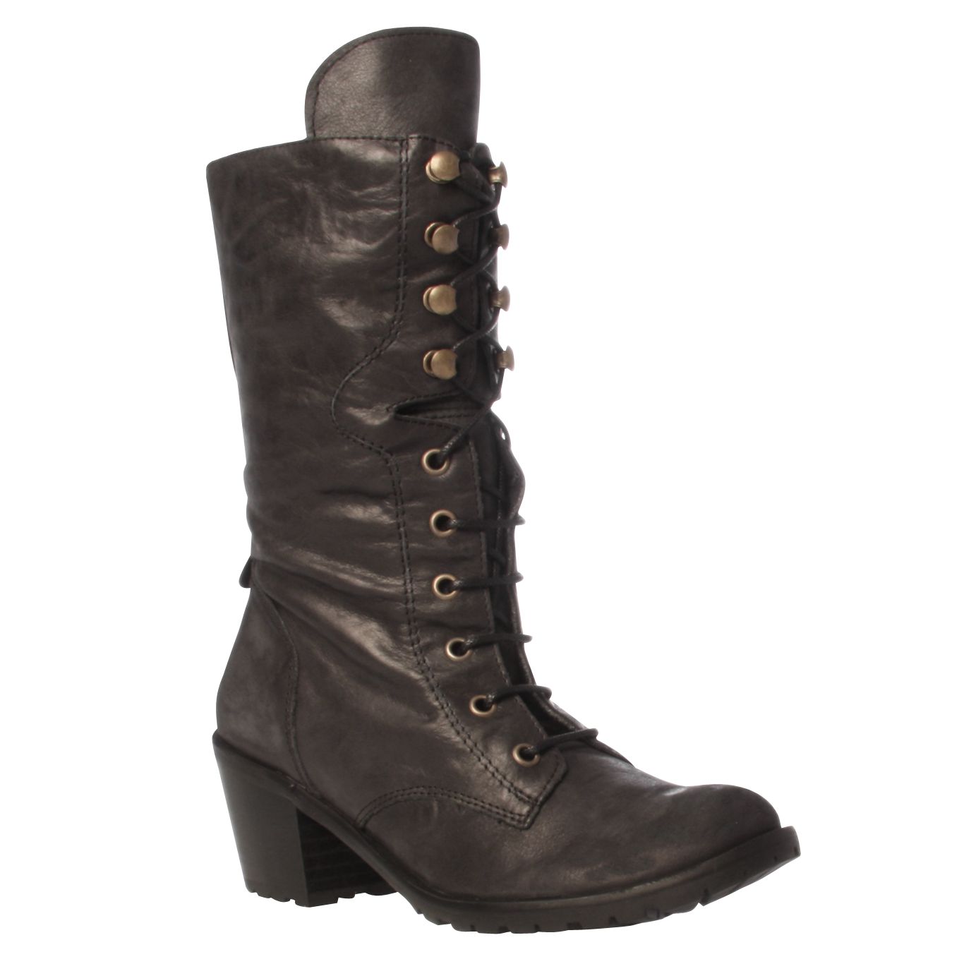 KG by Kurt Geiger Warren Leather Boots, Black at John Lewis