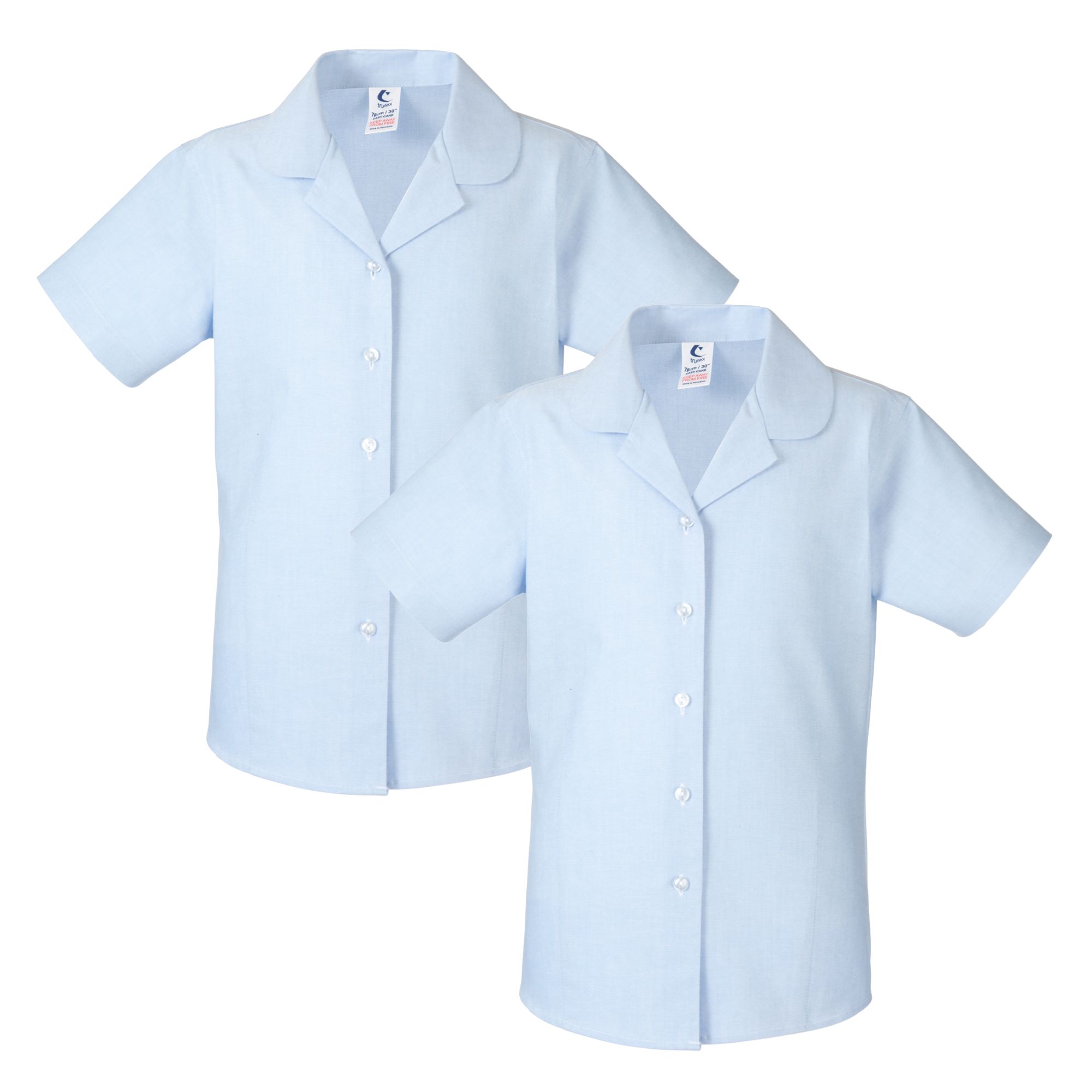Other Schools School Girls Short Sleeve Blouses, Pack Of