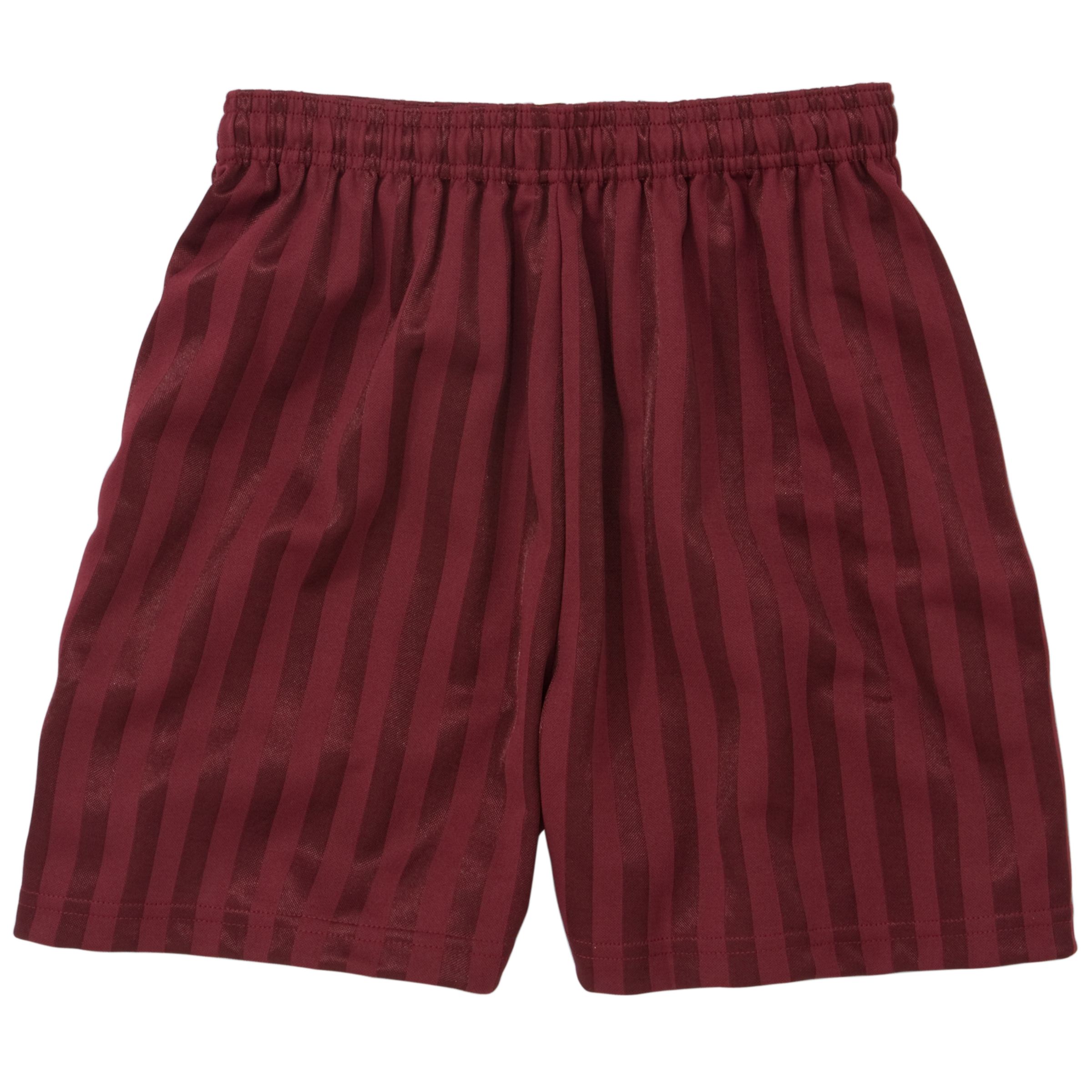 John Lewis School Football Shorts, Burgundy