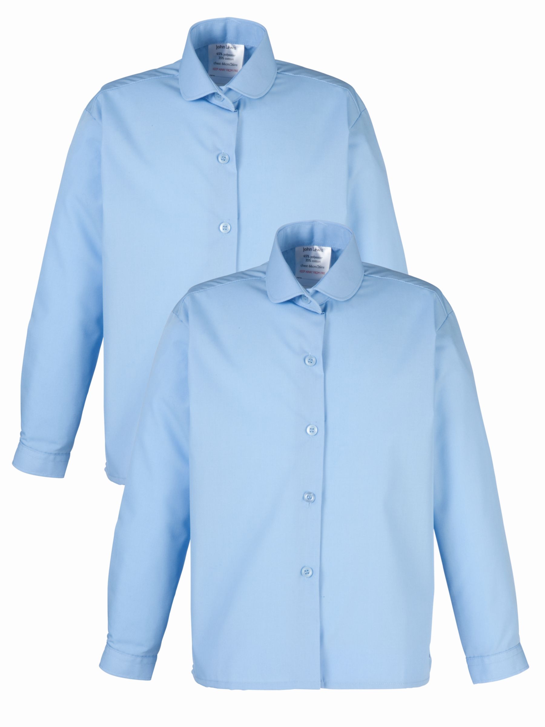 St Anslems School Girls Long Sleeve Blouse,