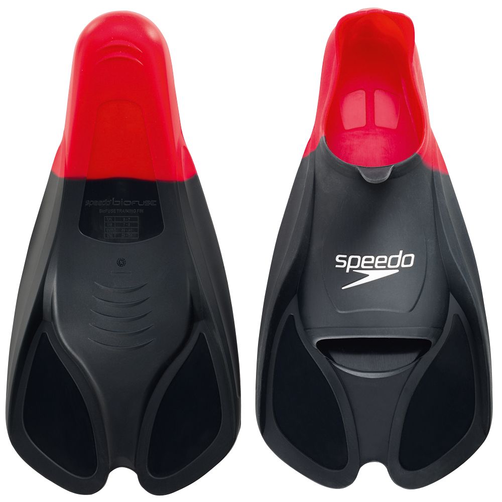 Speedo BioFUSE Training Fin, Red/Black