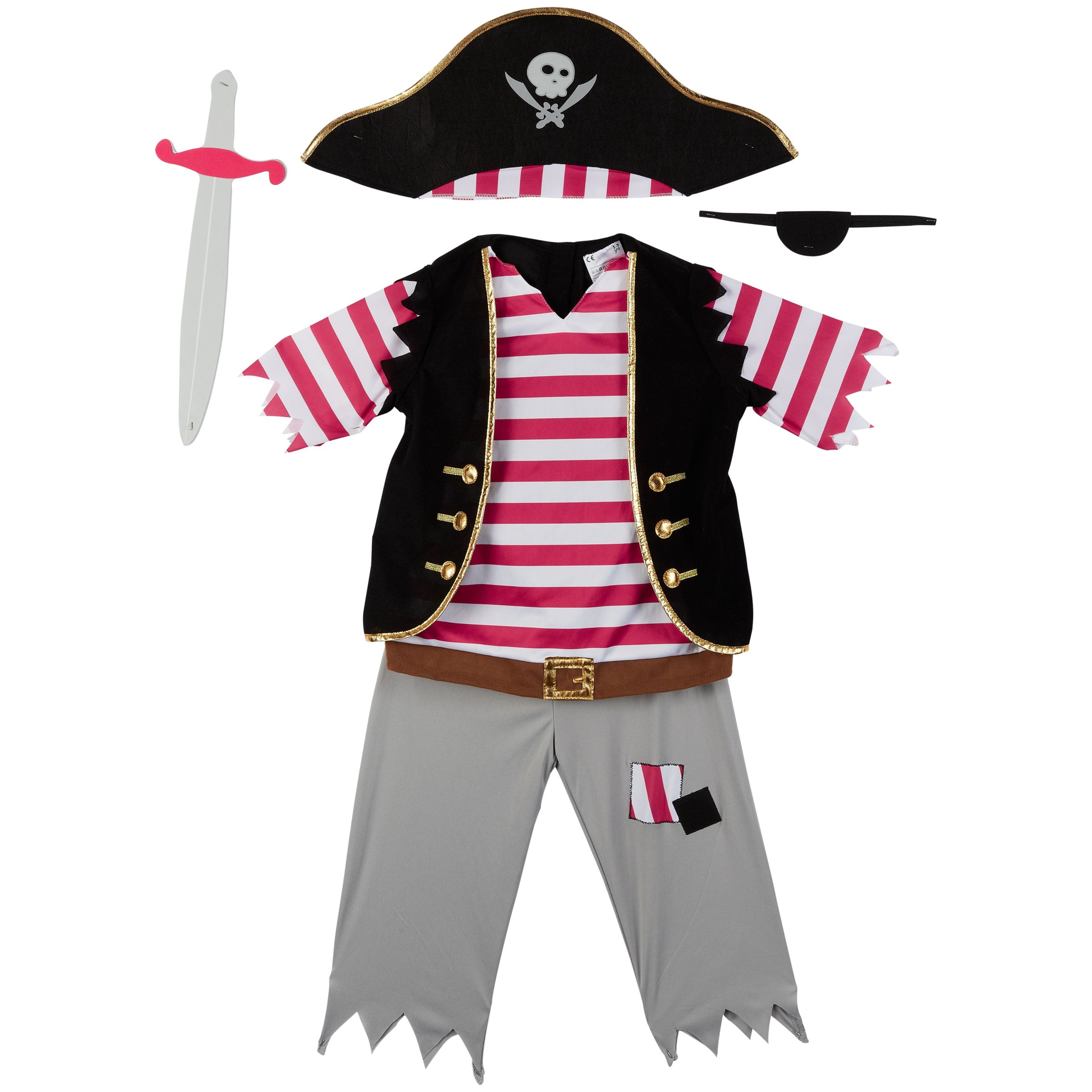 John Lewis Pirate Dressing-Up Outfit