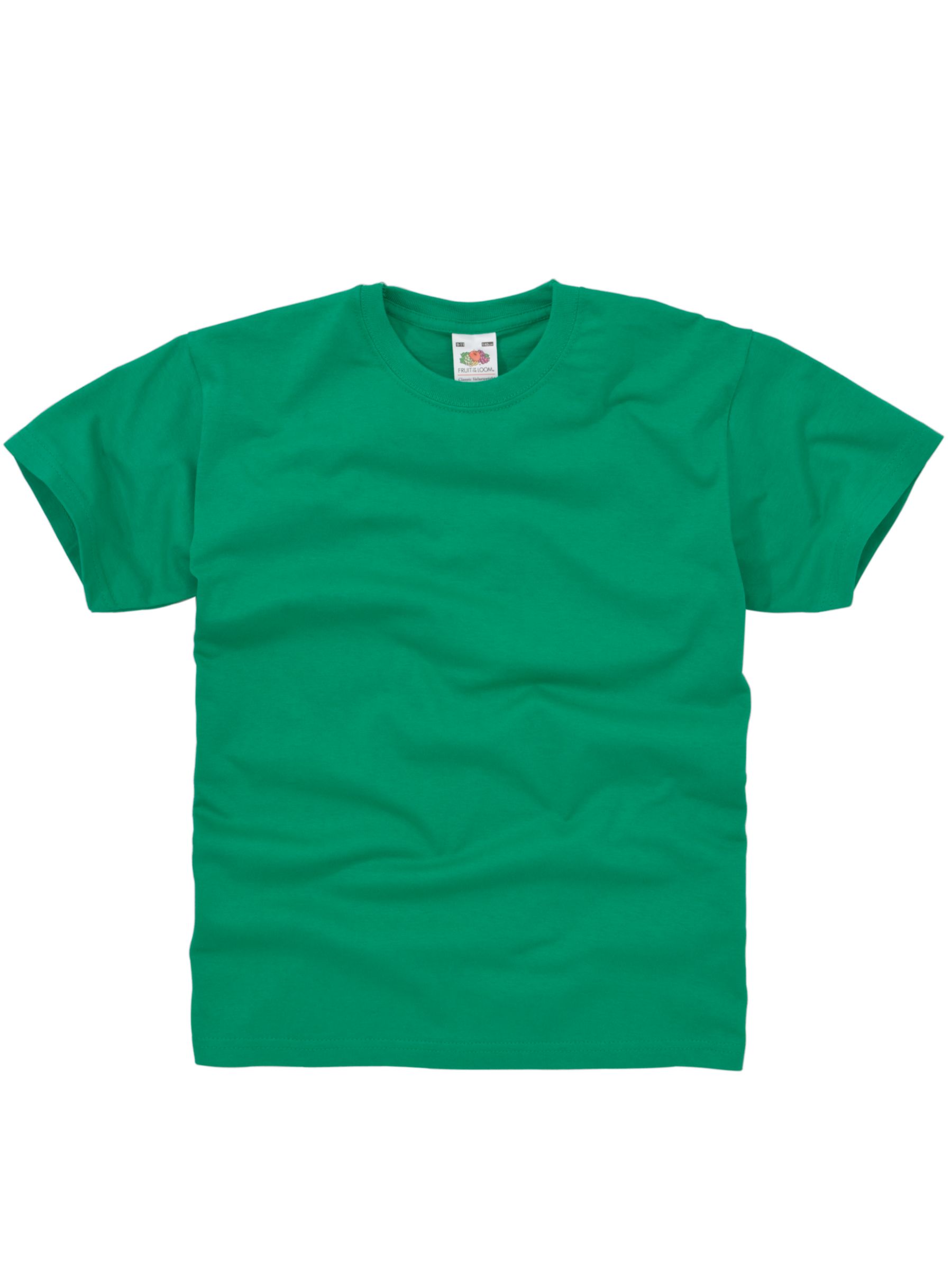 John Lewis Short Sleeve Crew Neck PE T-Shirt, Green