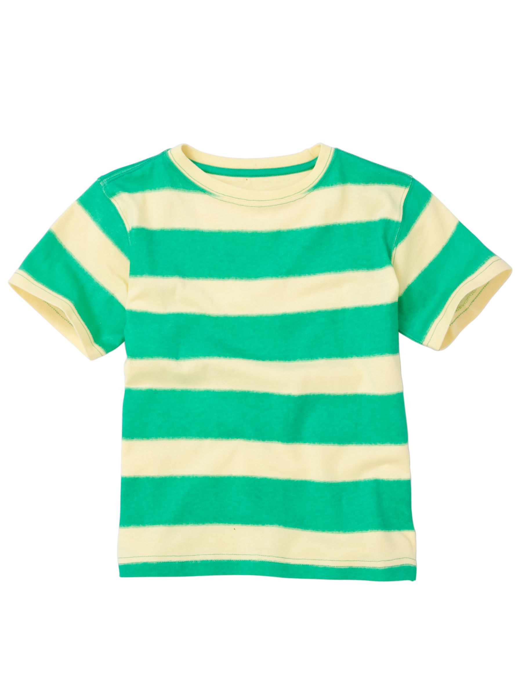 Block Stripe T-Shirt, Yellow/Green