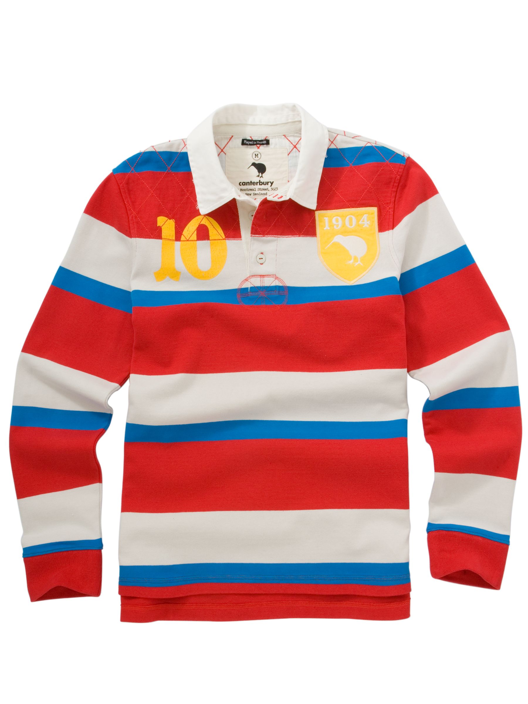 Canterbury Makahu Block Stripe Rugby Shirt, Multi