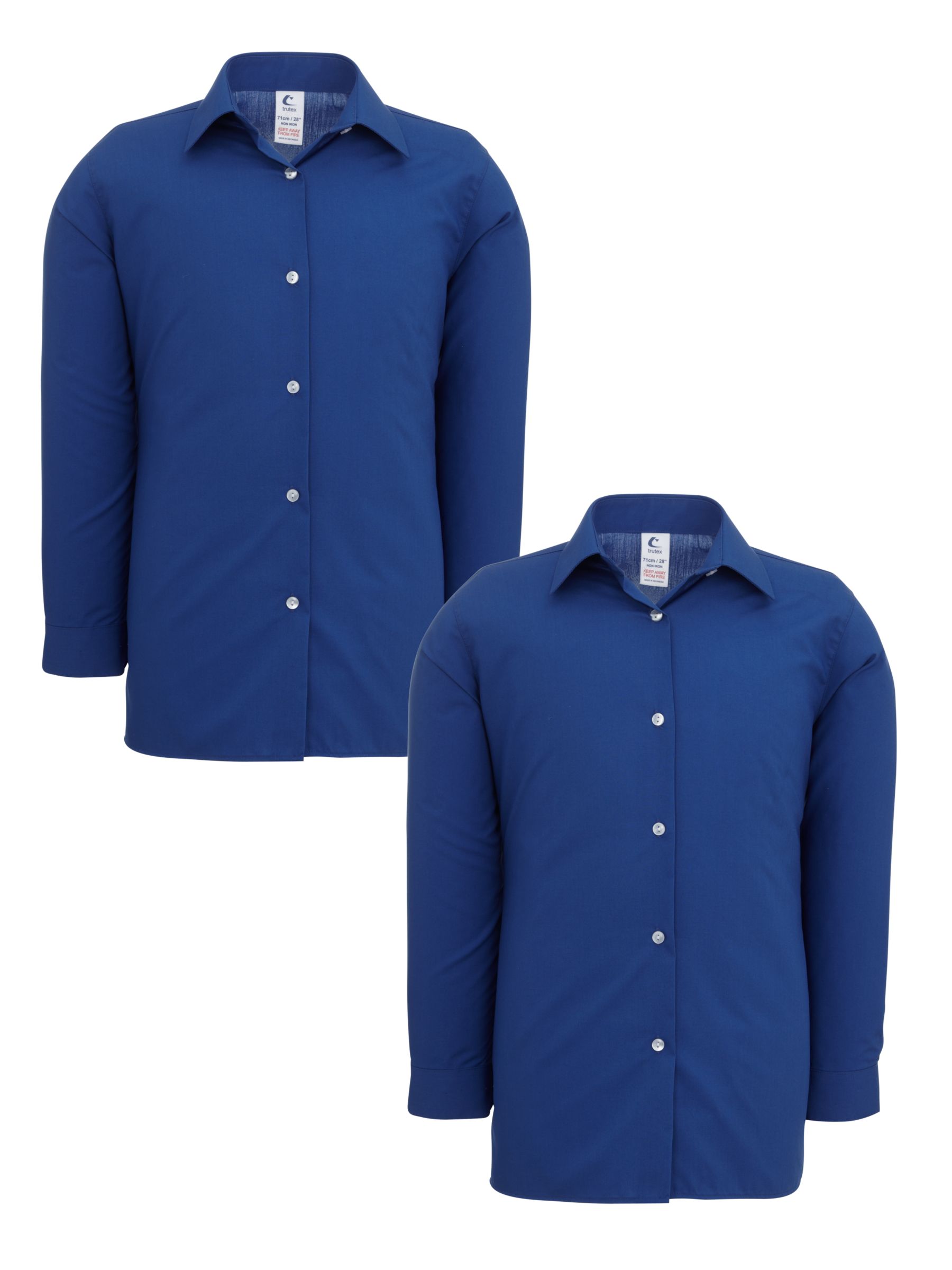 John Lewis Long Sleeve Blouse, Royal Blue