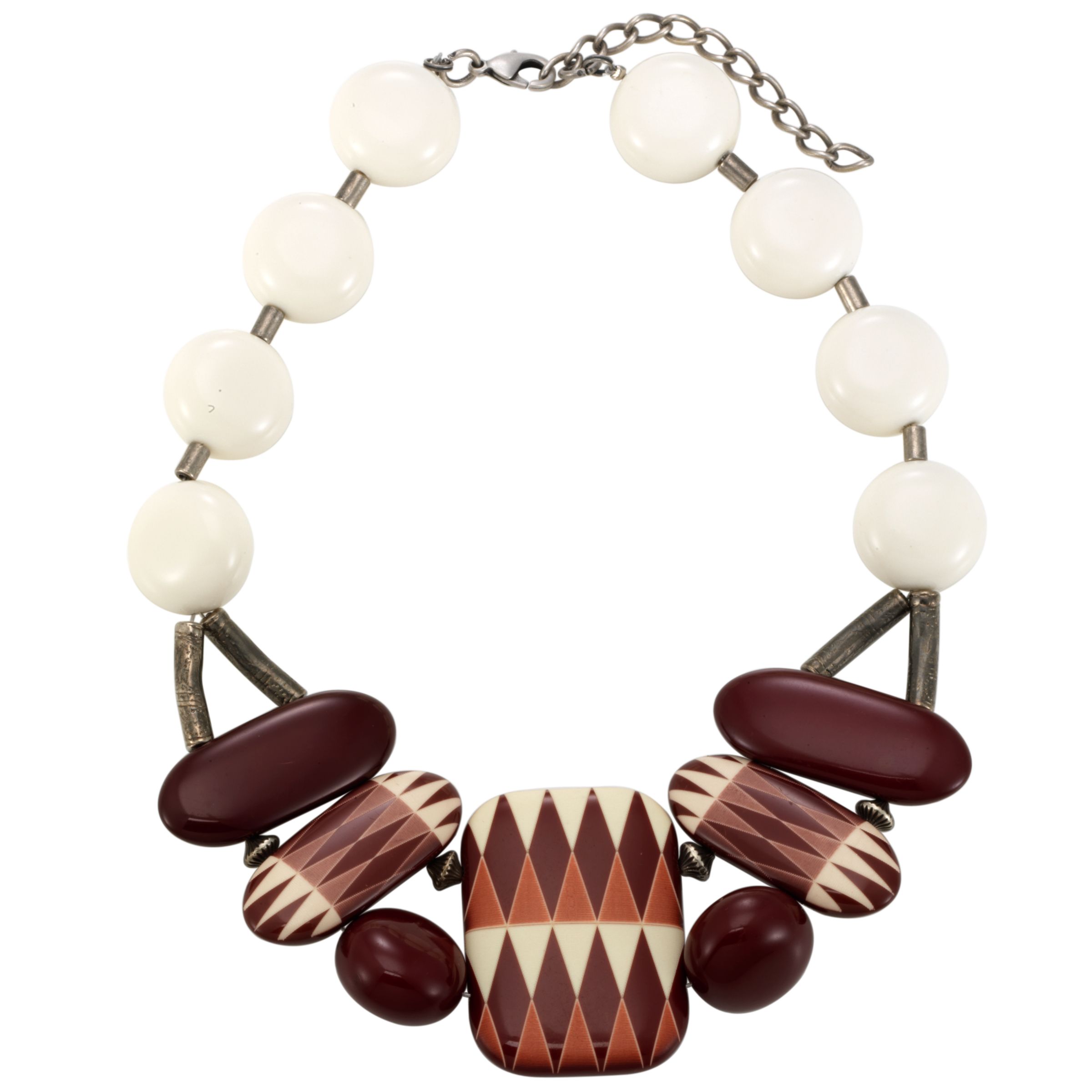 COLLECTION, John Lewis Women Statement African Bead Necklace