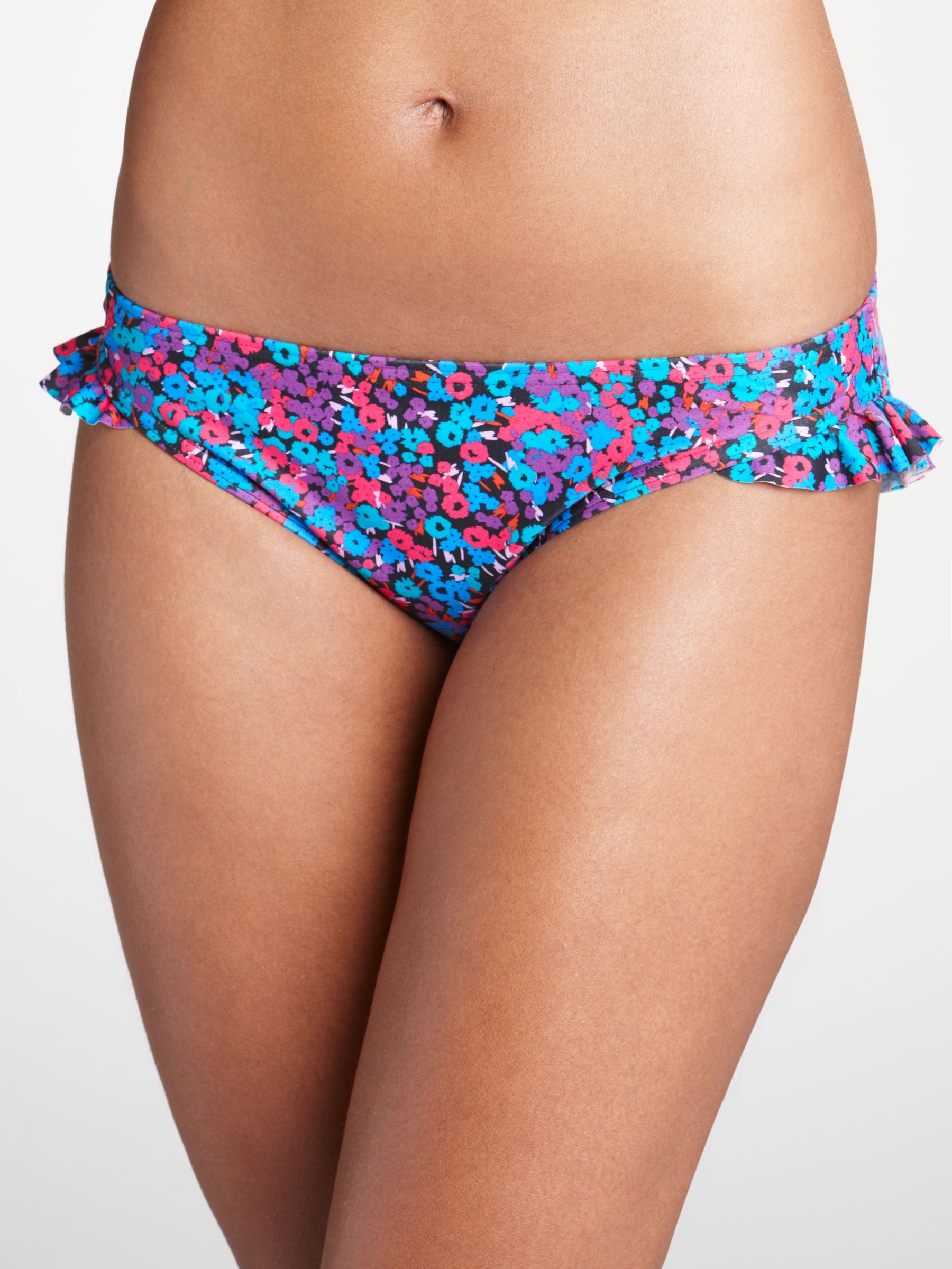 John Lewis Women Lamu Ruffle Bikini Briefs Multi