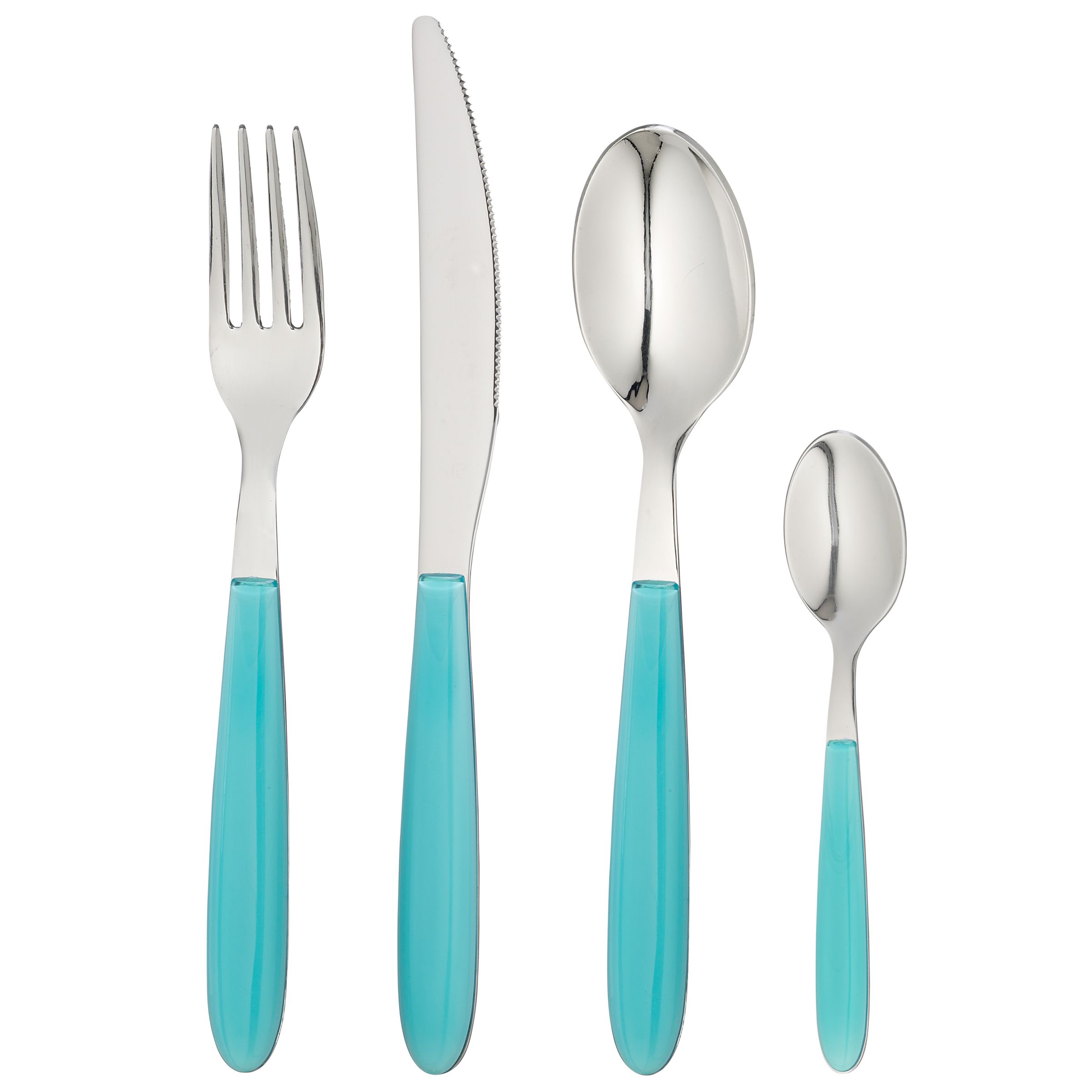 John Lewis Vero Cutlery Range, Teal