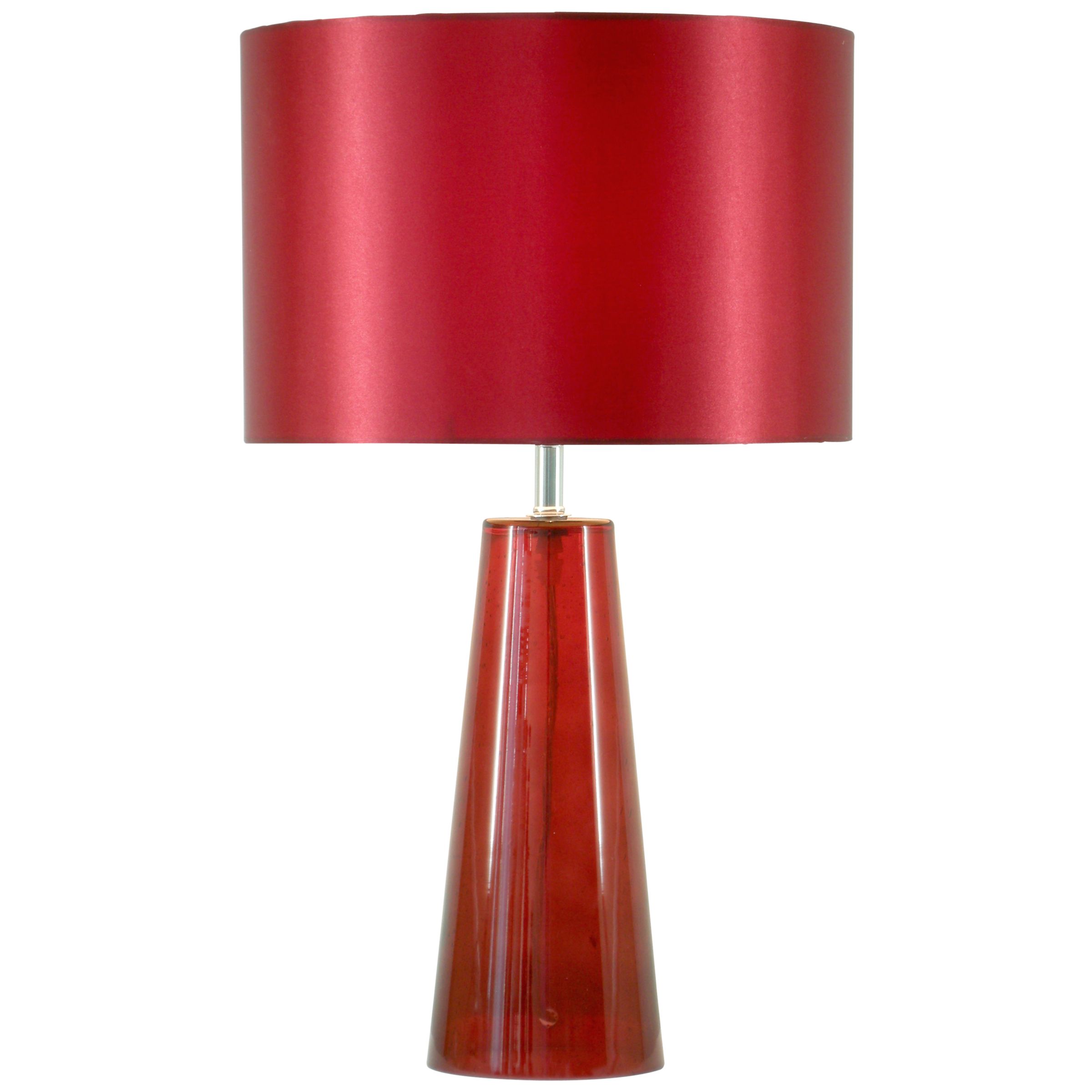 John Lewis Olivia Table Lamp, Red