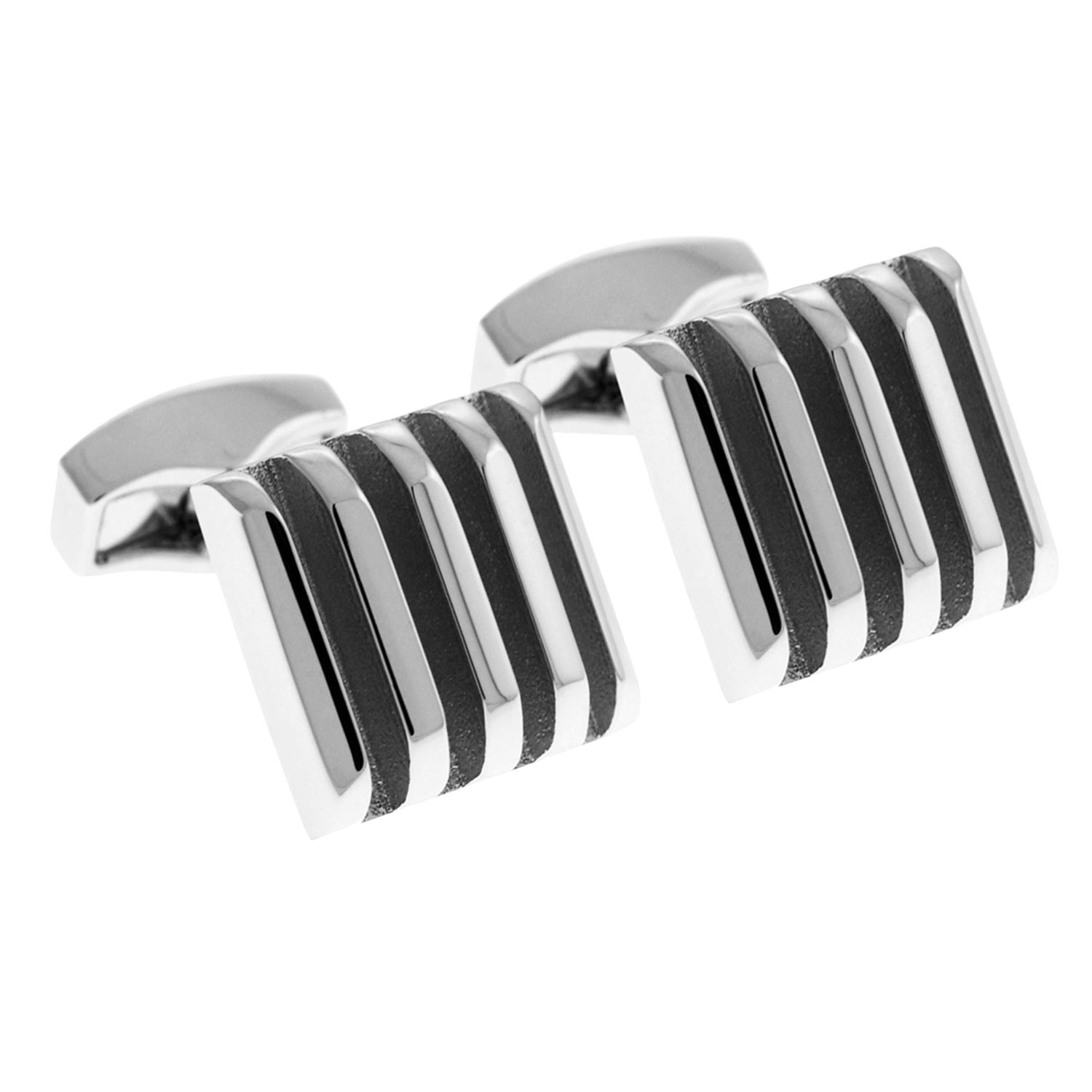 Tateossian Square Grill Cufflinks, Silver