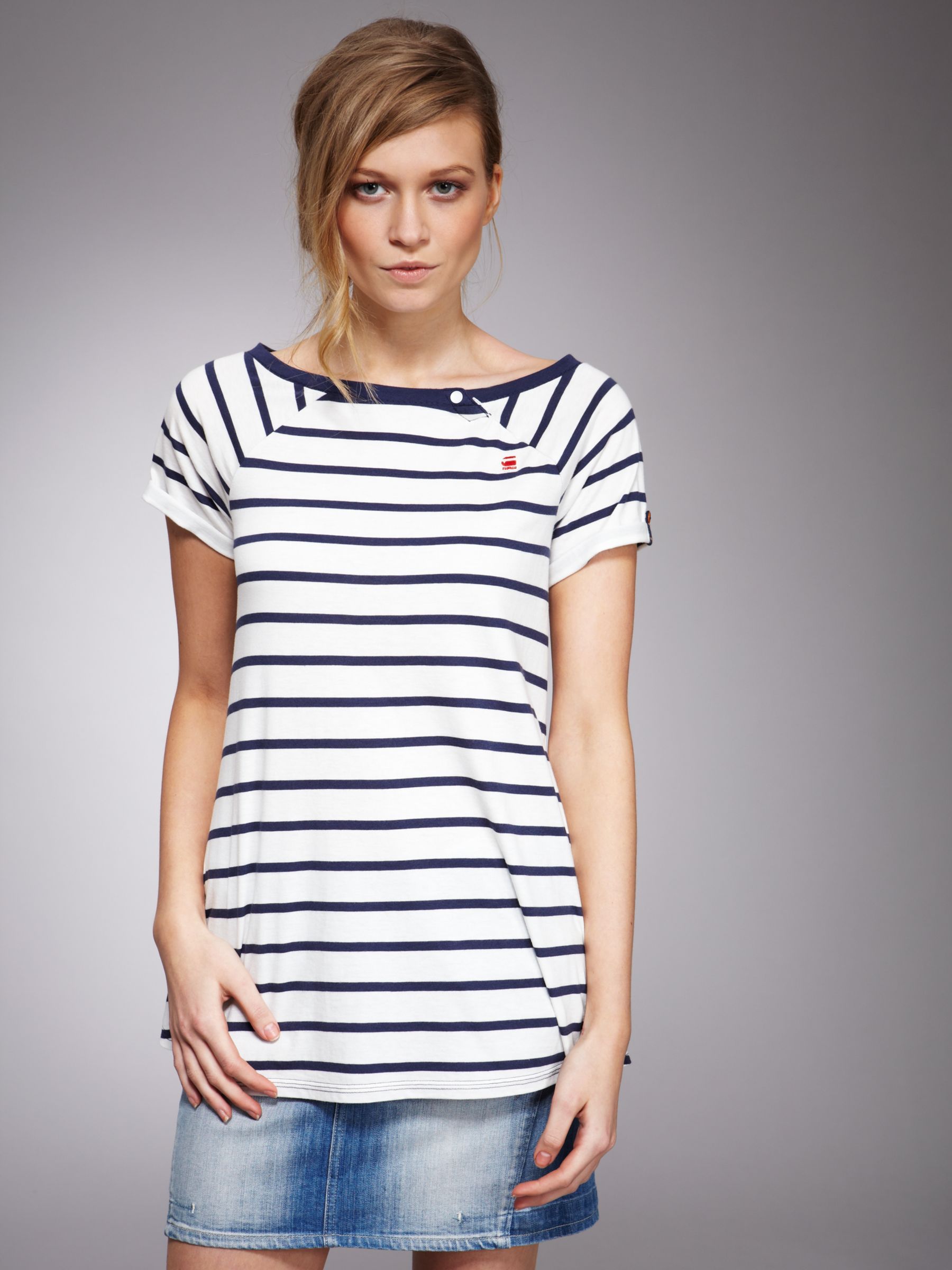 G Star Raw Nautical Striped T-Shirt, Multi