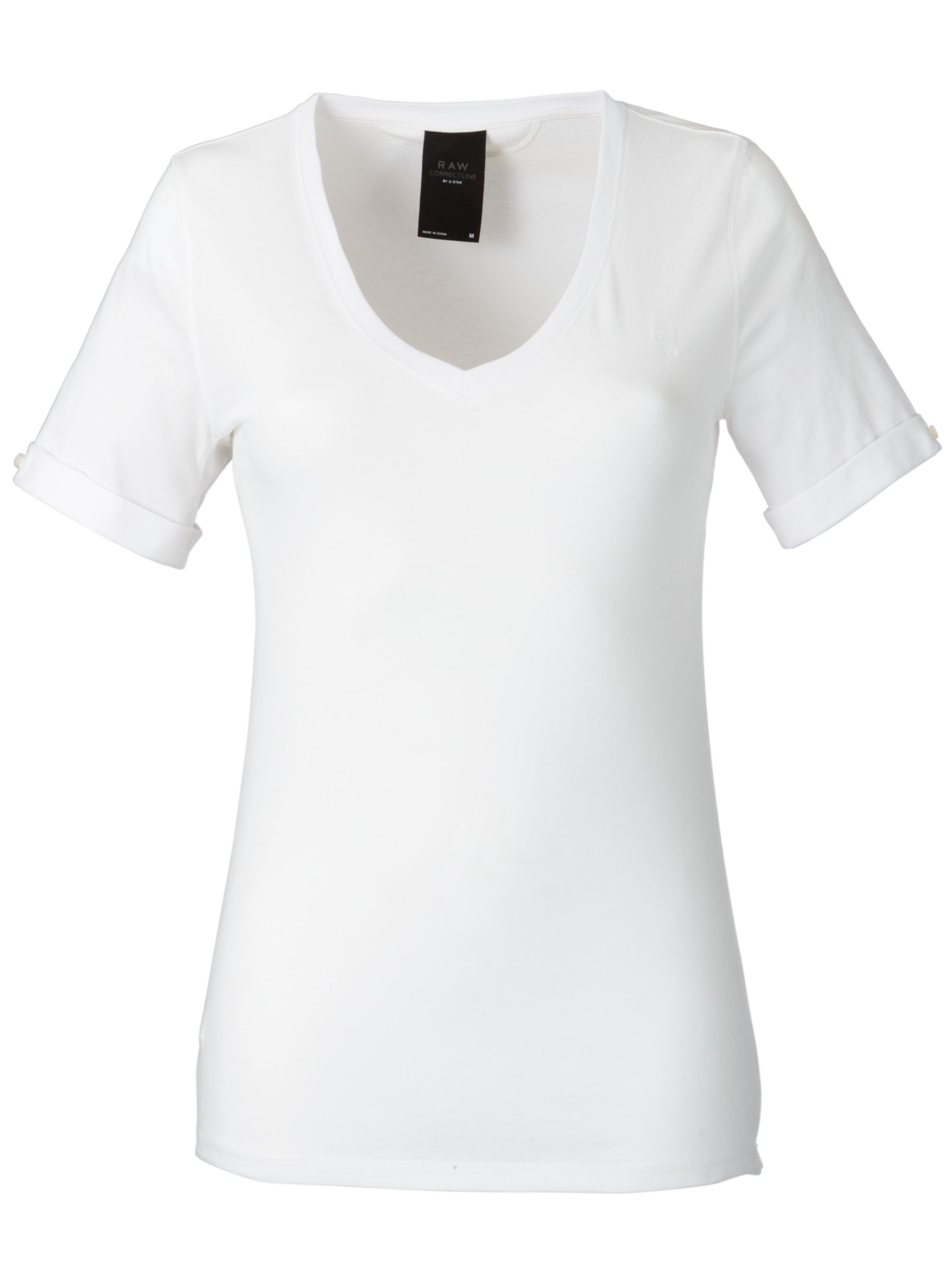 G Star Raw V-Neck T-Shirt, Natural