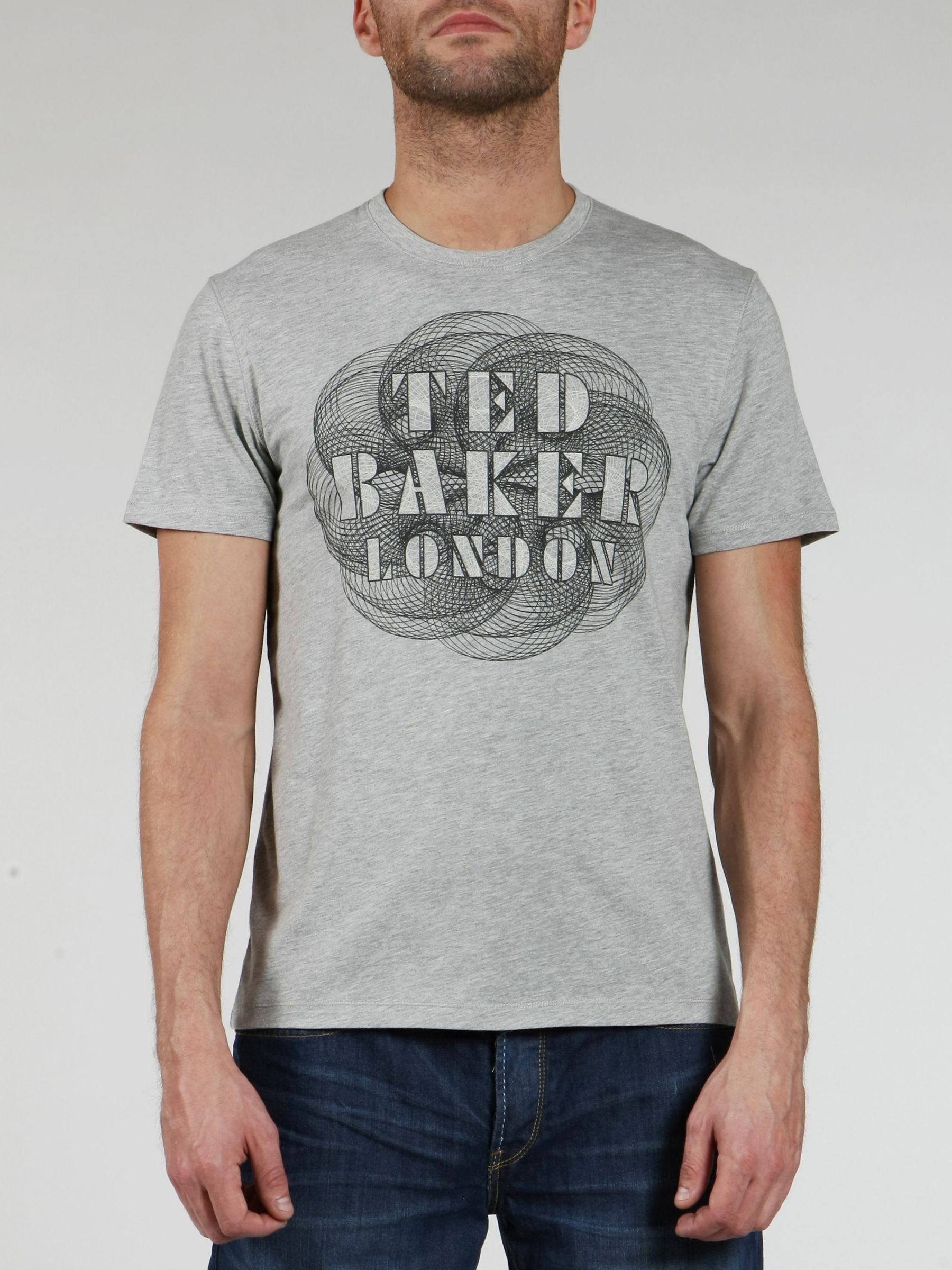 Ted Baker Graphic Logo T-Shirt, Grey