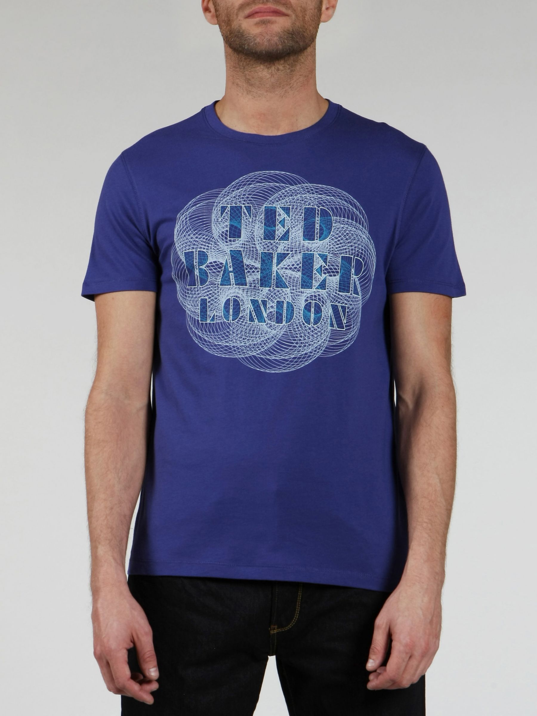 Ted Baker Graphic Logo T-Shirt, Blue