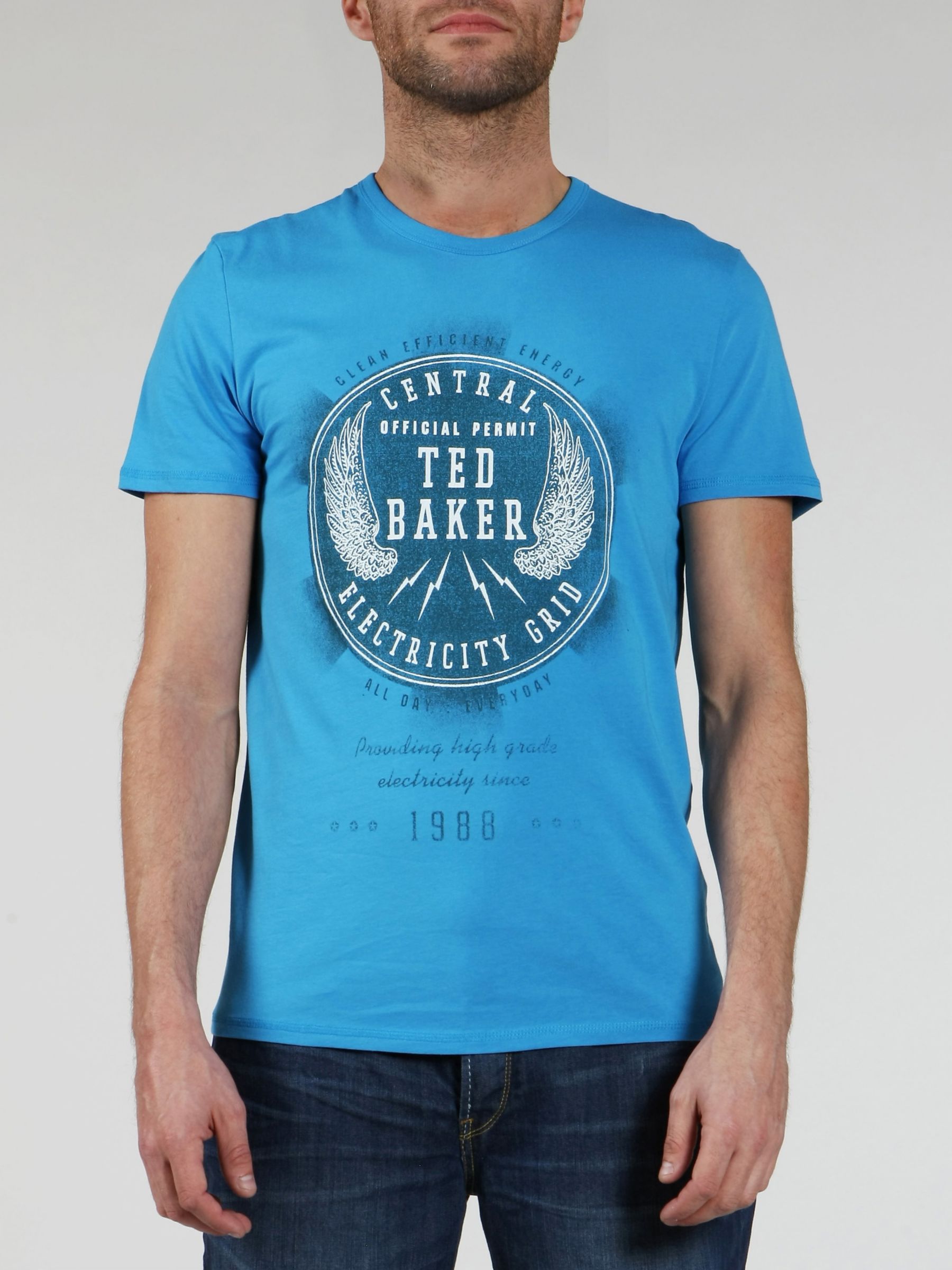 Ted Baker Electric Circle Short-Sleeve T-Shirt,