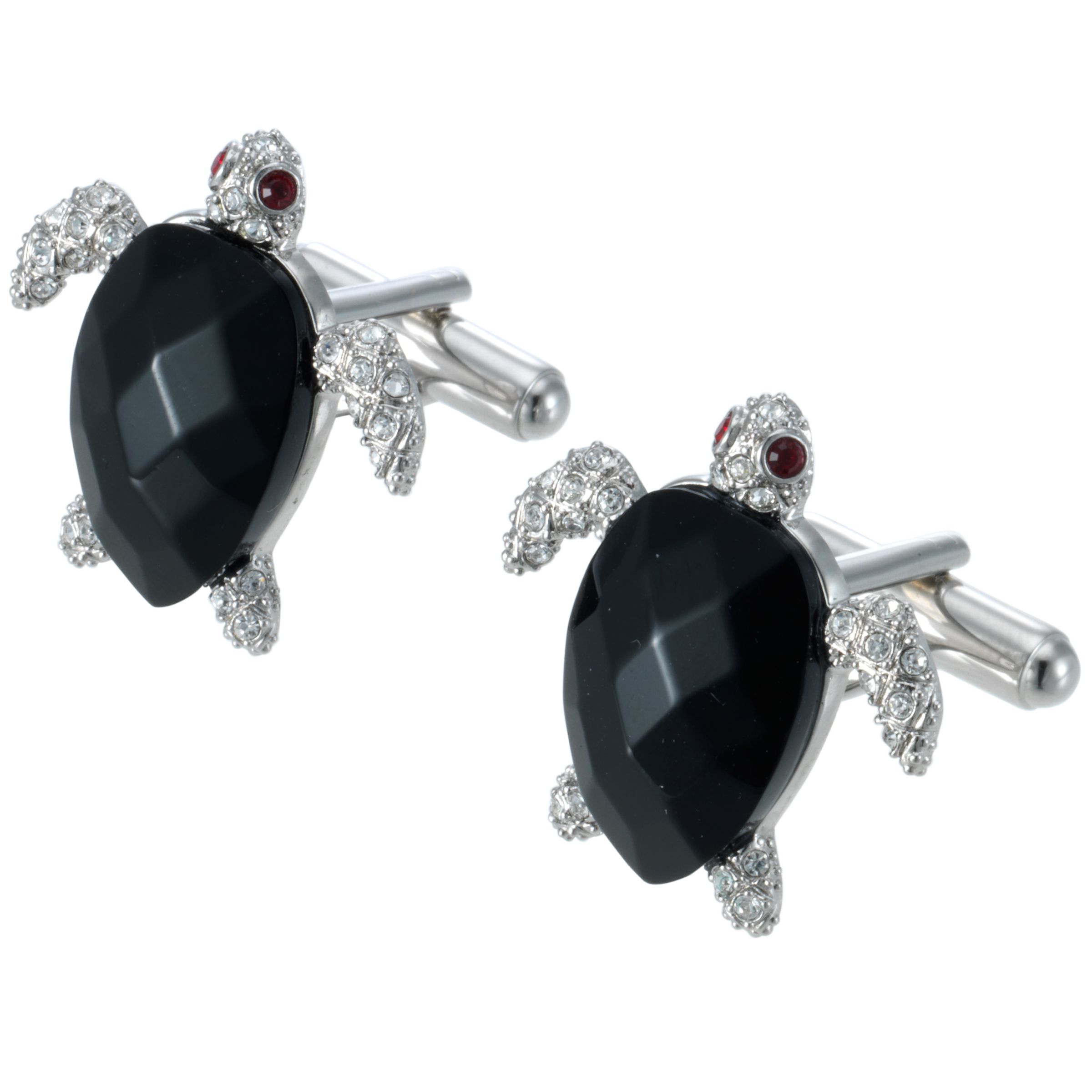 Simon Carter Turtle Cufflinks, Black