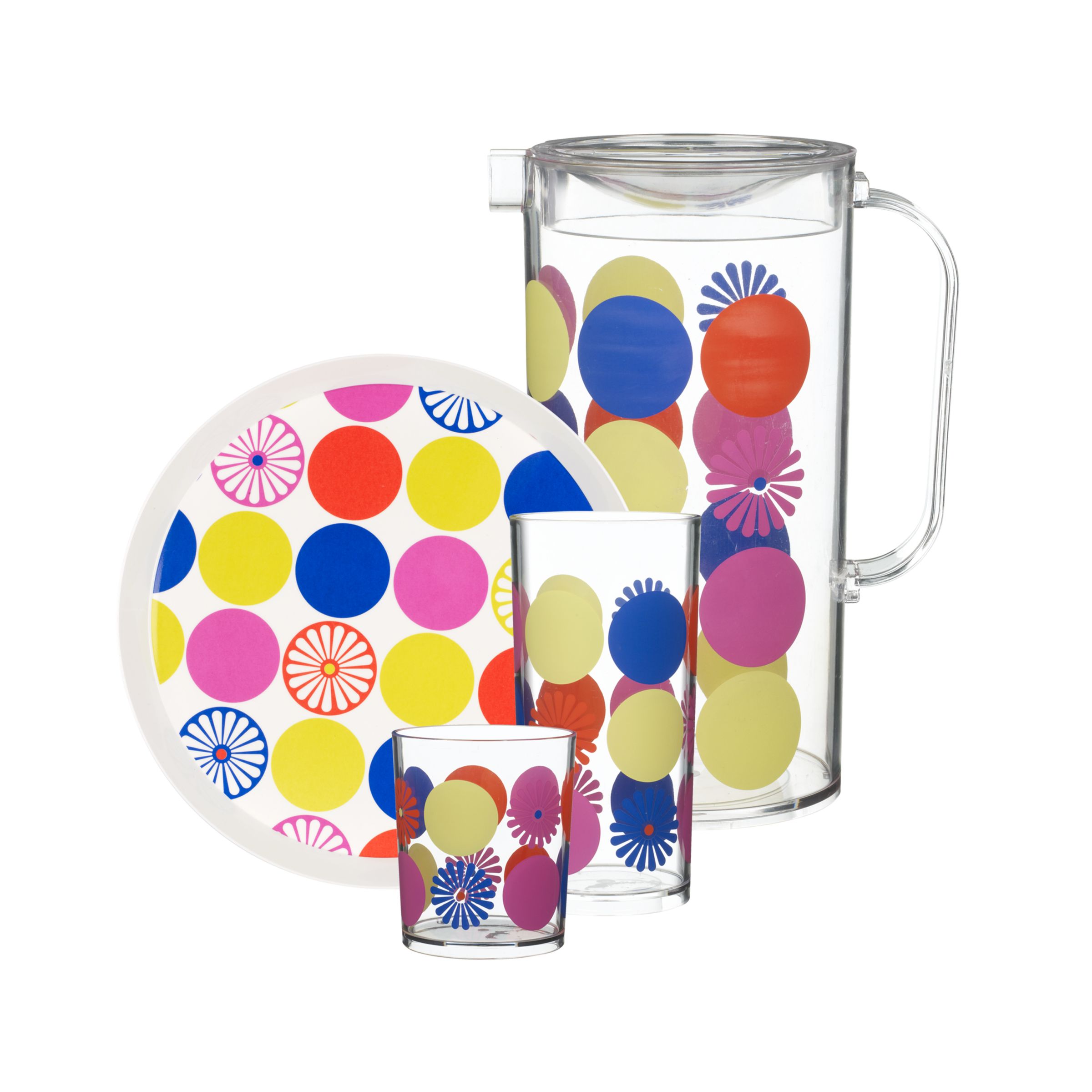 John Lewis Summer Dots Picnicware