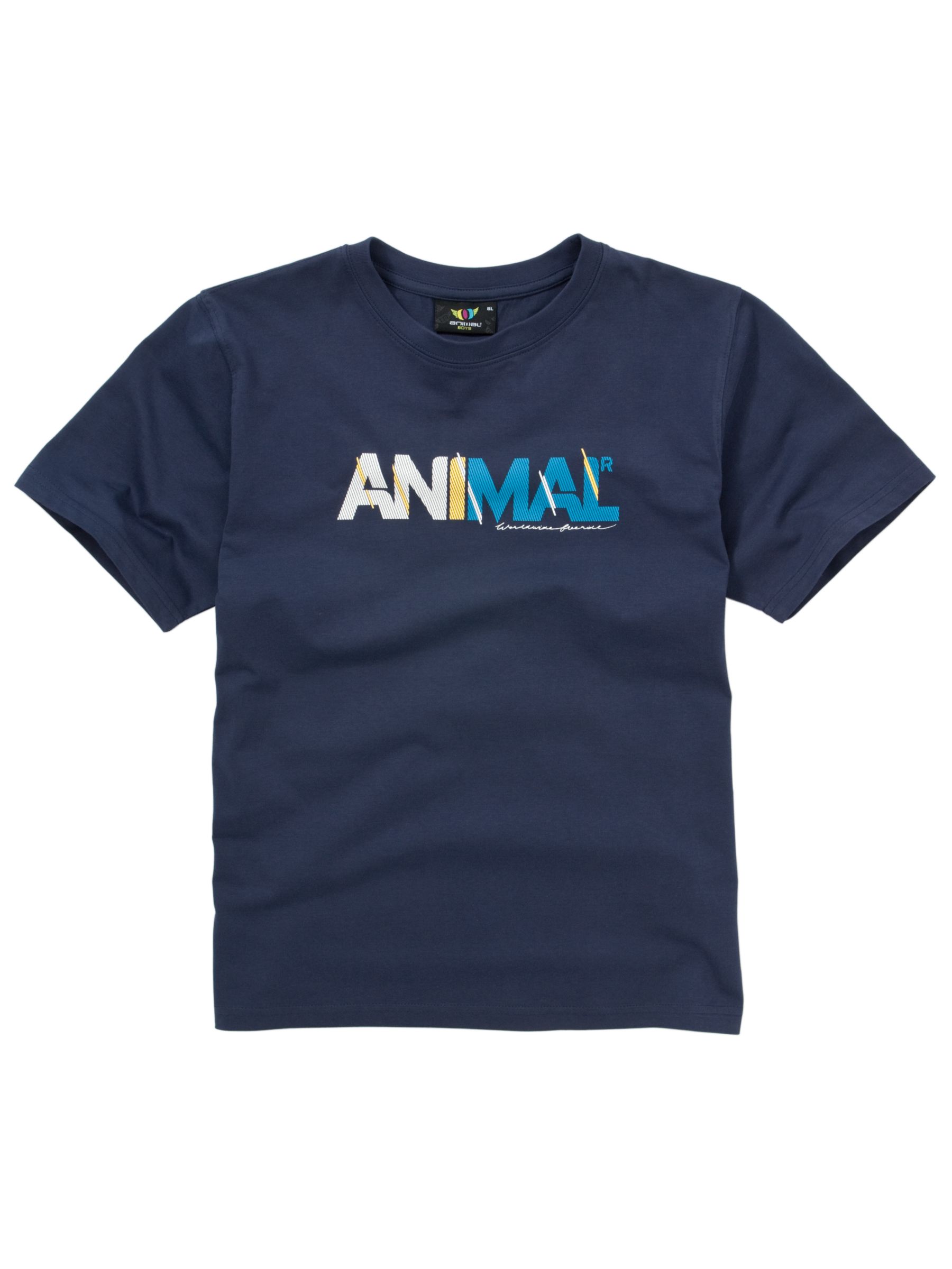 Animal Short Sleeve T-Shirt, Navy