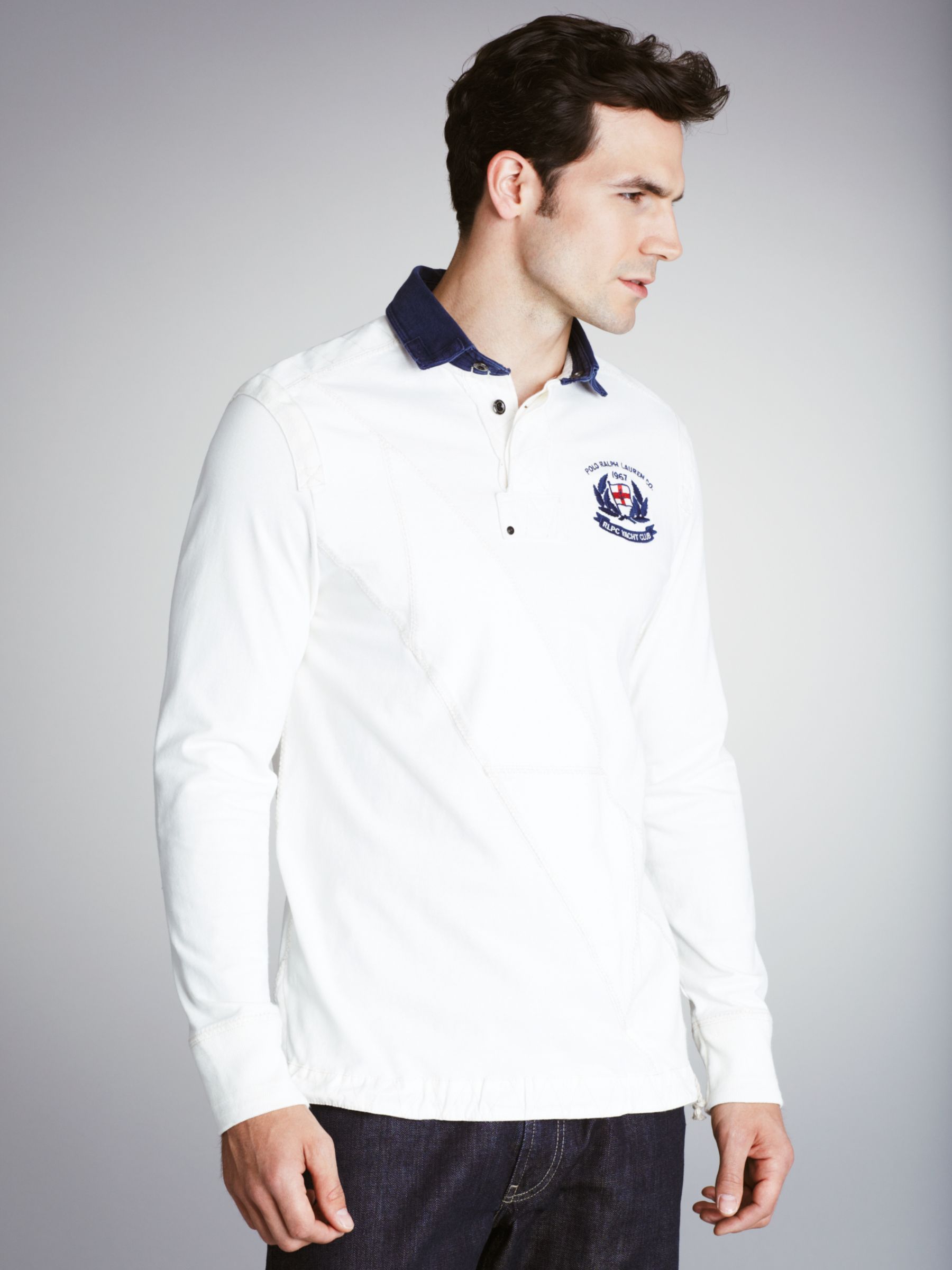 Polo Ralph Lauren Pieced Rugby Shirt, Nevis