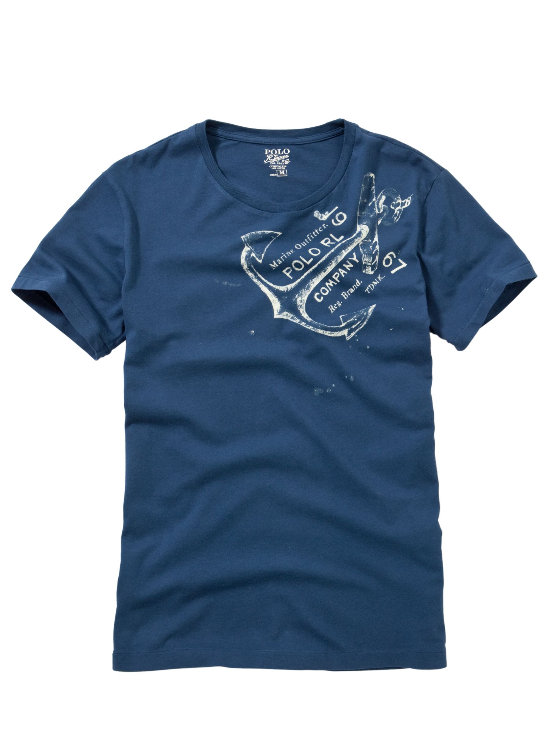 Custom Fit Anchor T-Shirt, Navy