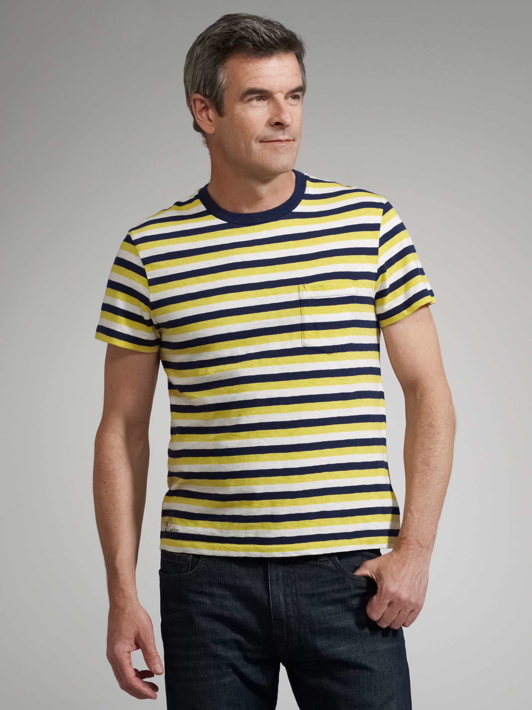 Stripe Short Sleeve T-Shirt,