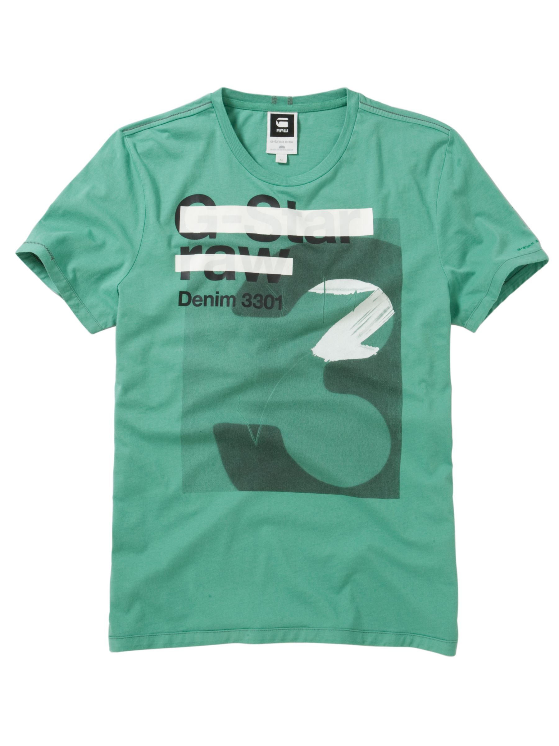 Band Short Sleeve T-Shirt, Faded Green