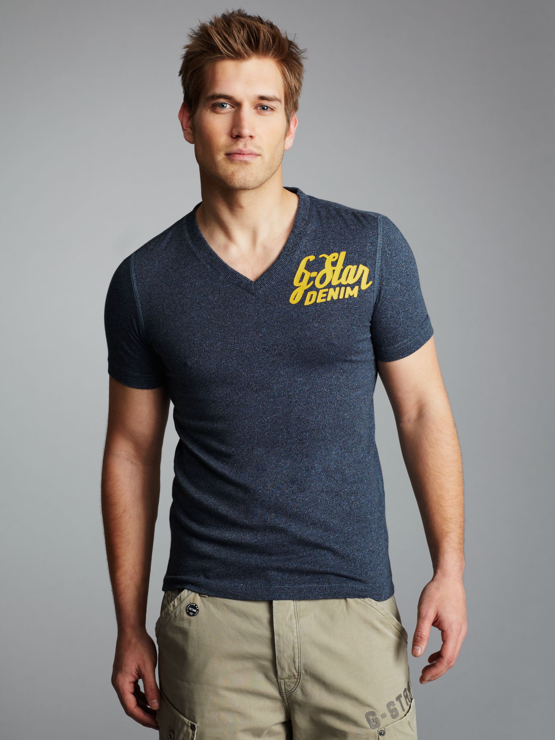 Sideline Logo V-Neck T-Shirt, Tomado