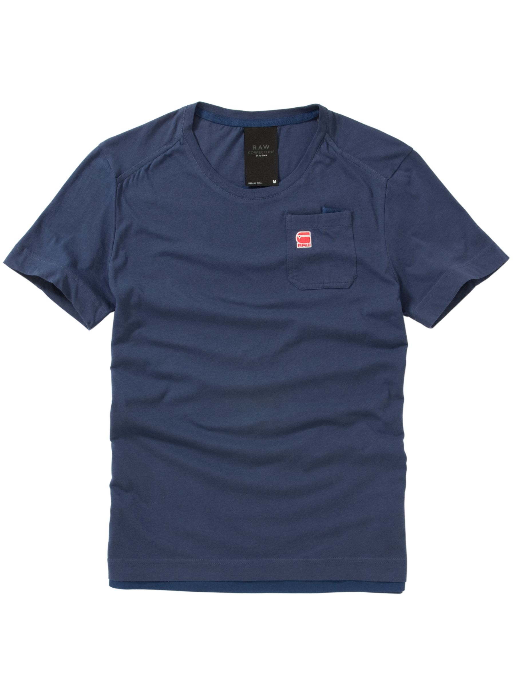 G-Star Raw Harold Crew Neck T-Shirt, Riviera Blue