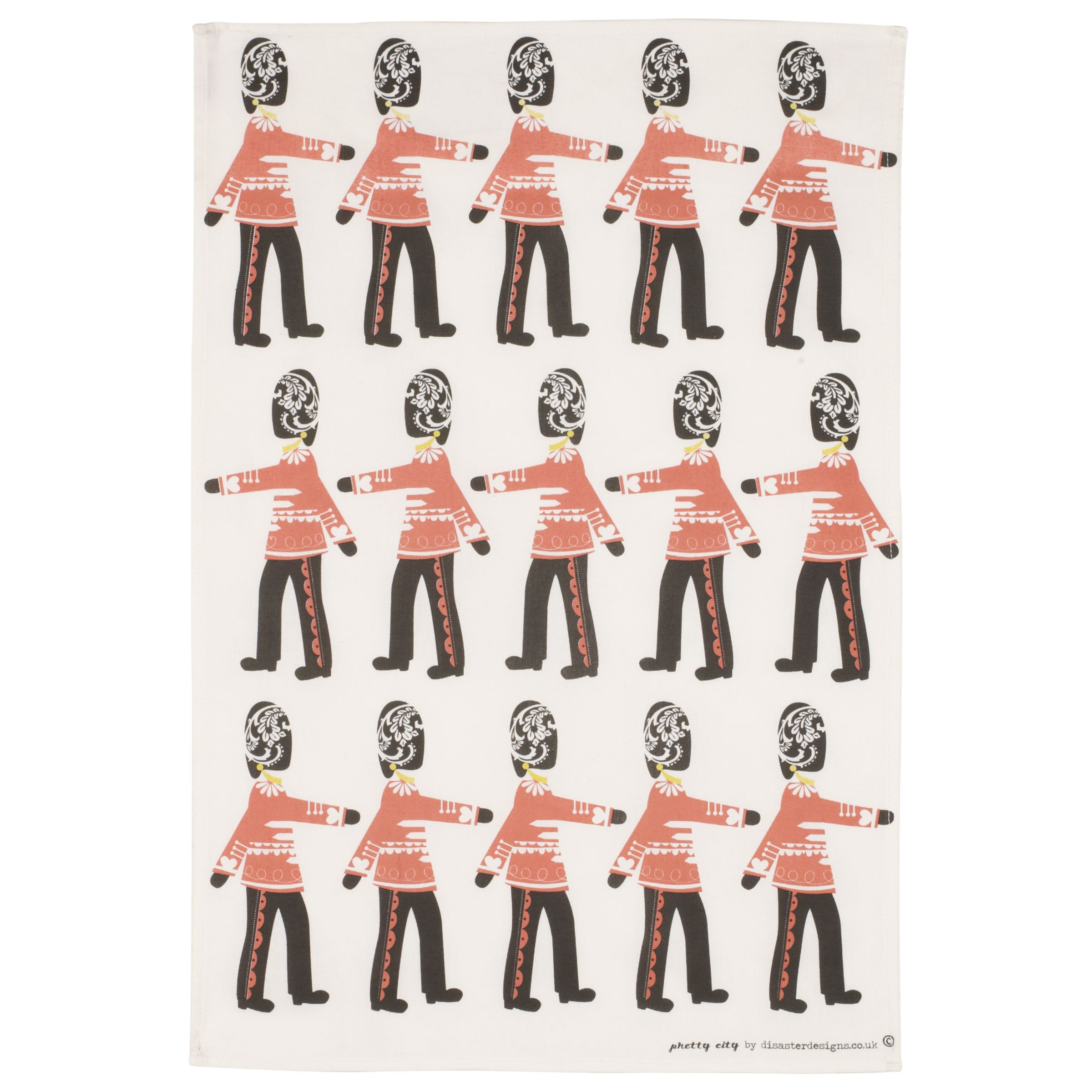 Pretty City Queen's Guards Tea Towel