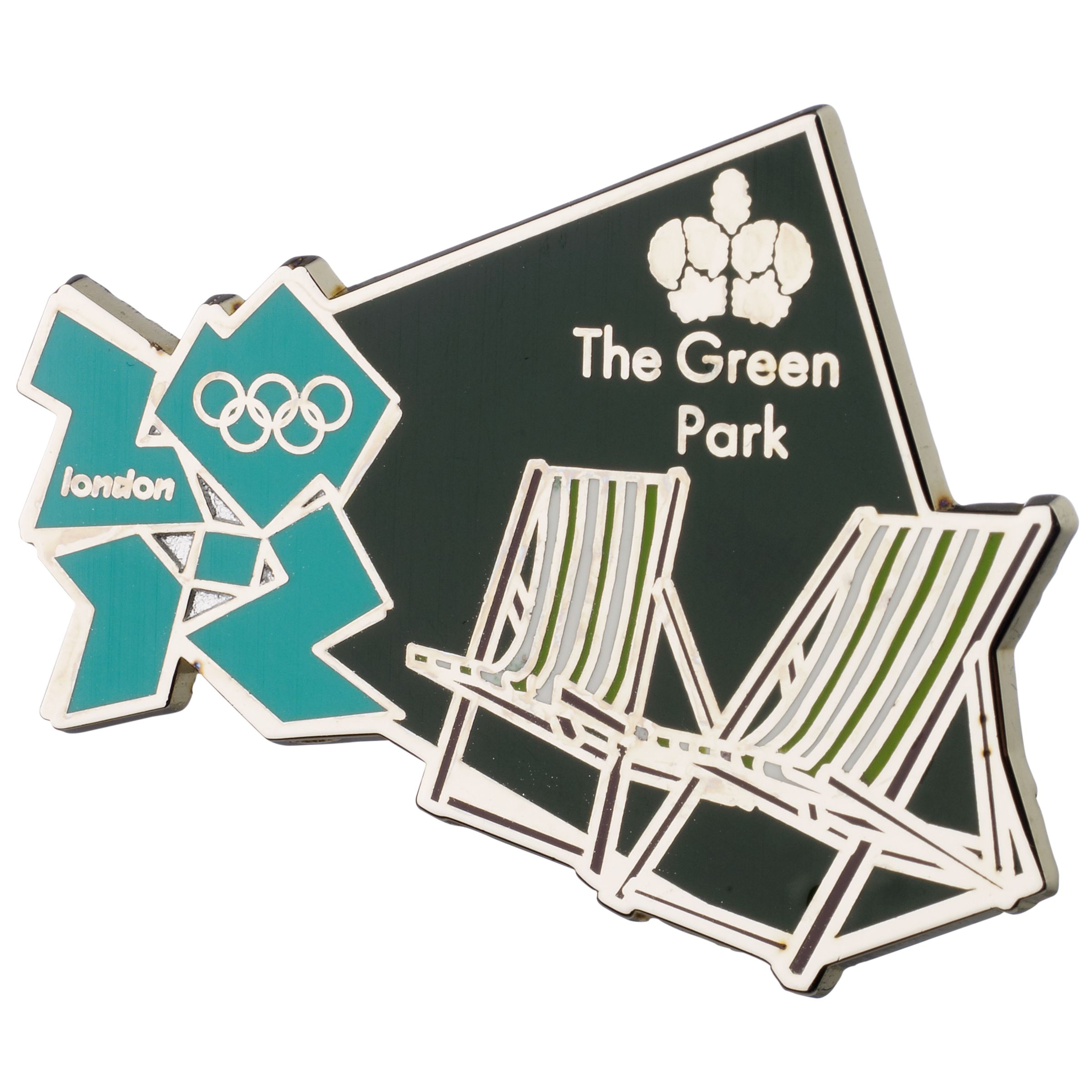 London 2012 Olympic Games Royal Parks Pin Badge, Green Park