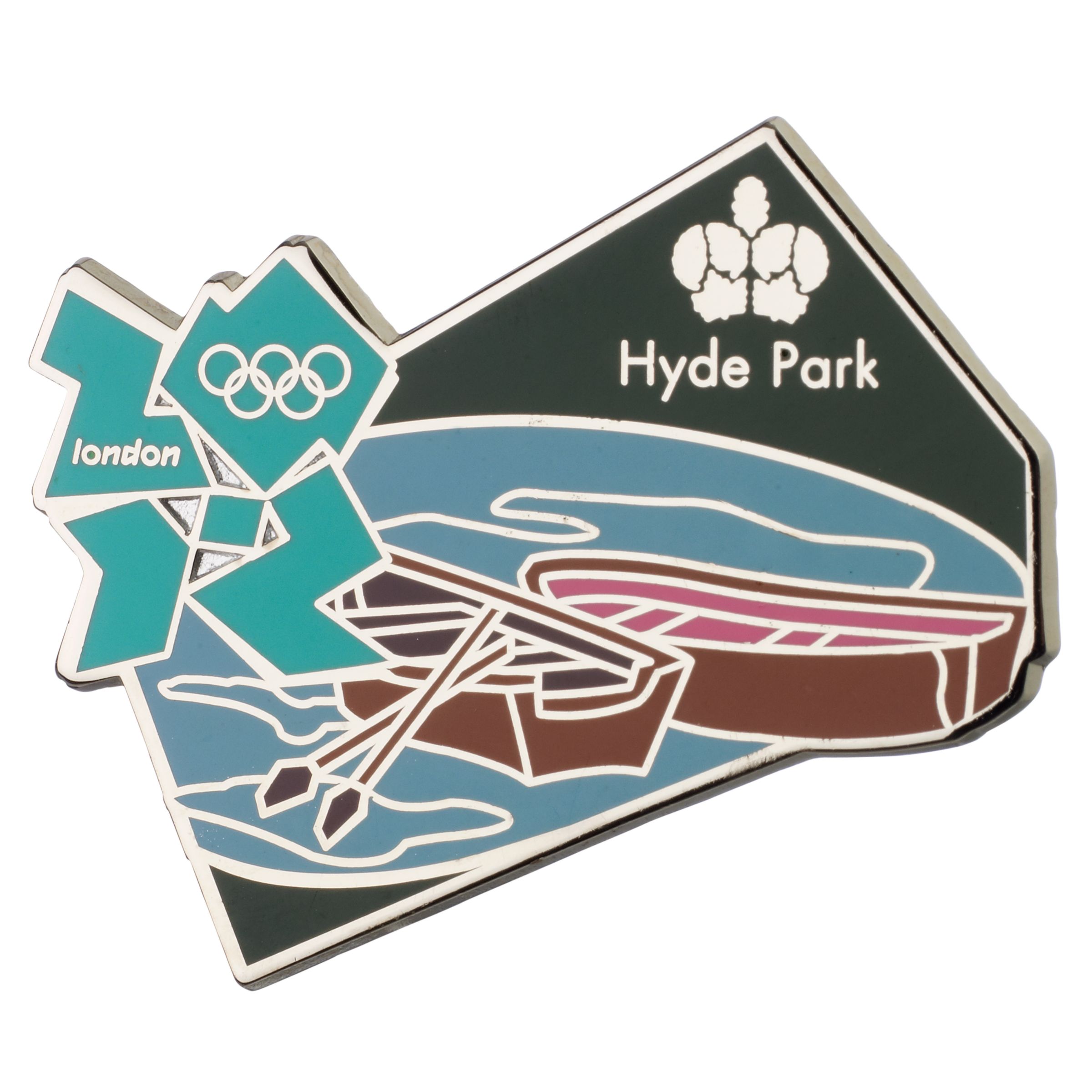 London 2012 Olympic Games Royal Parks Pin Badge, Hyde Park