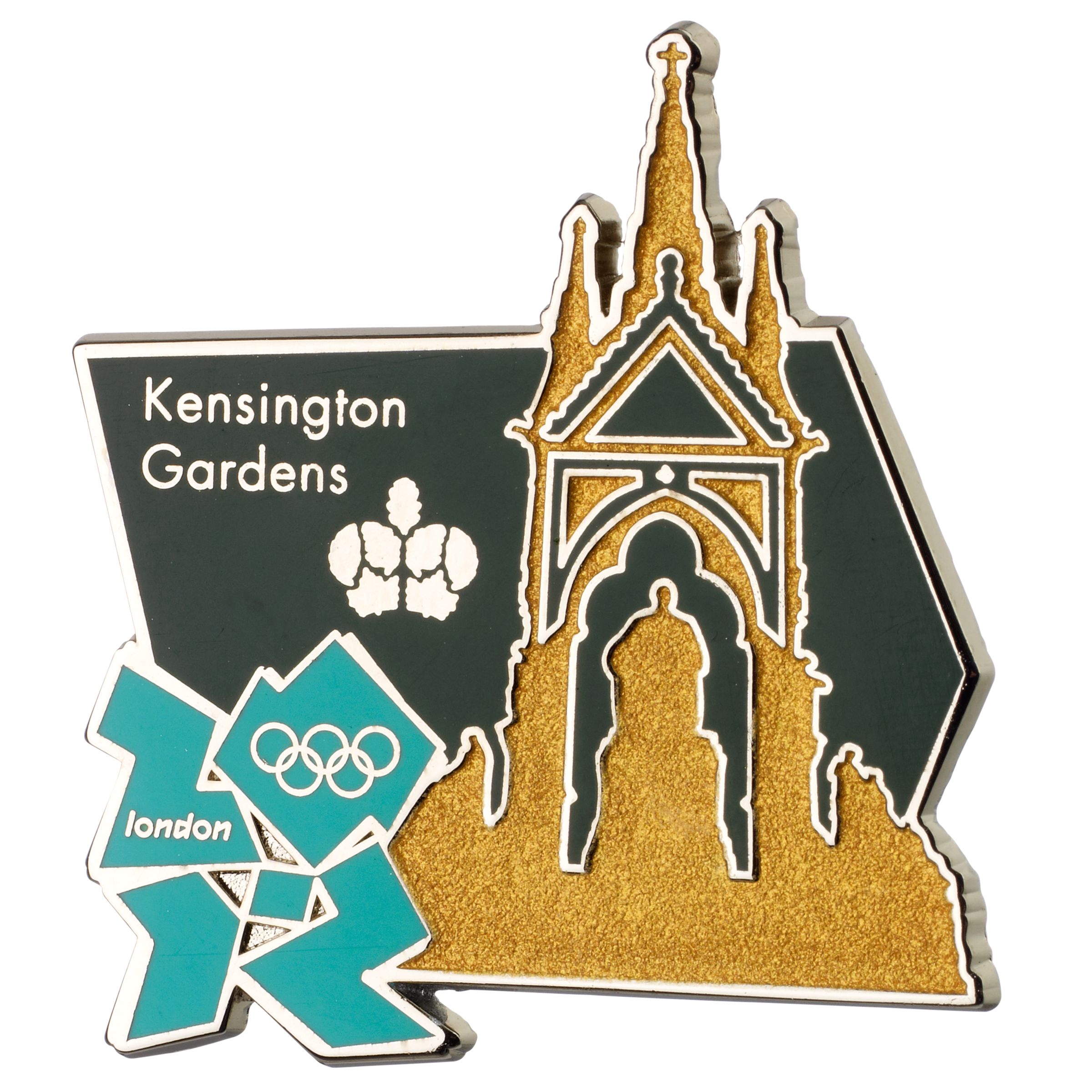 London 2012 Olympic Games Royal Parks Pin Badge, Kensington Gardens