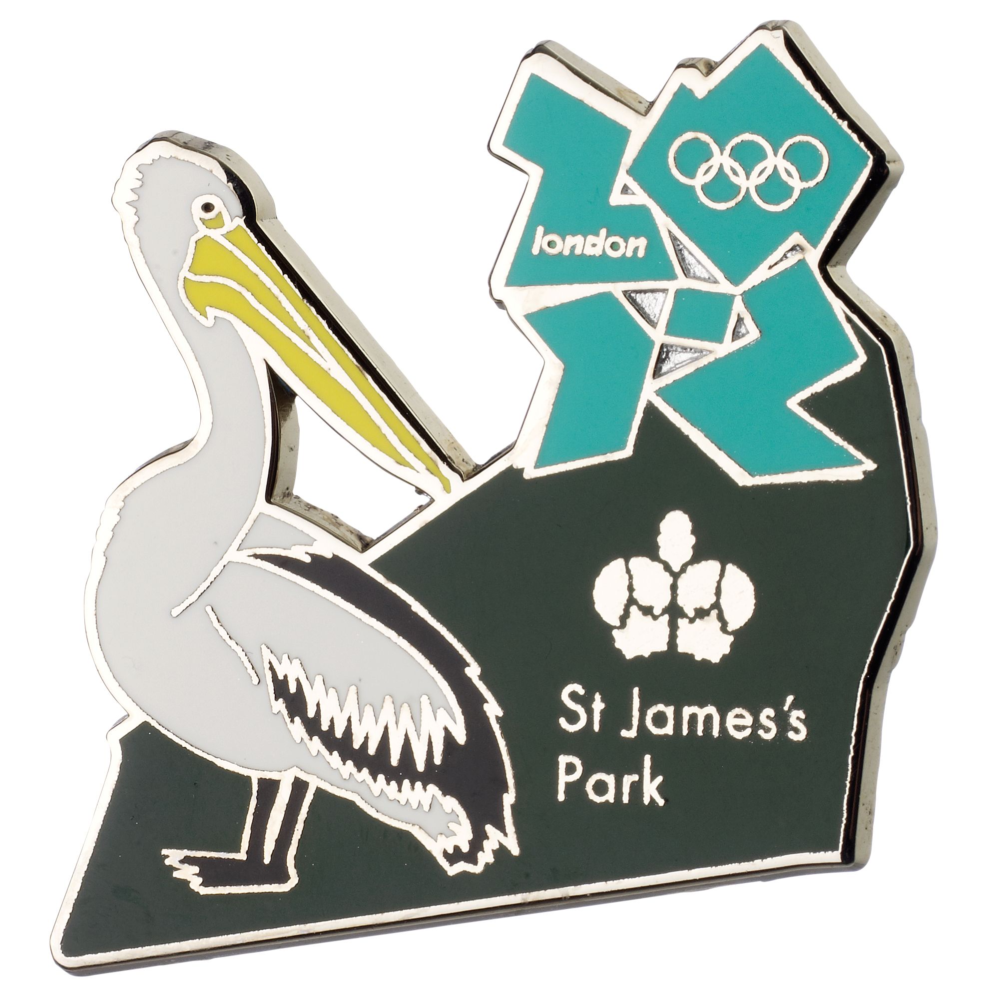London 2012 Olympic Games Royal Parks Pin Badge, St James' Park