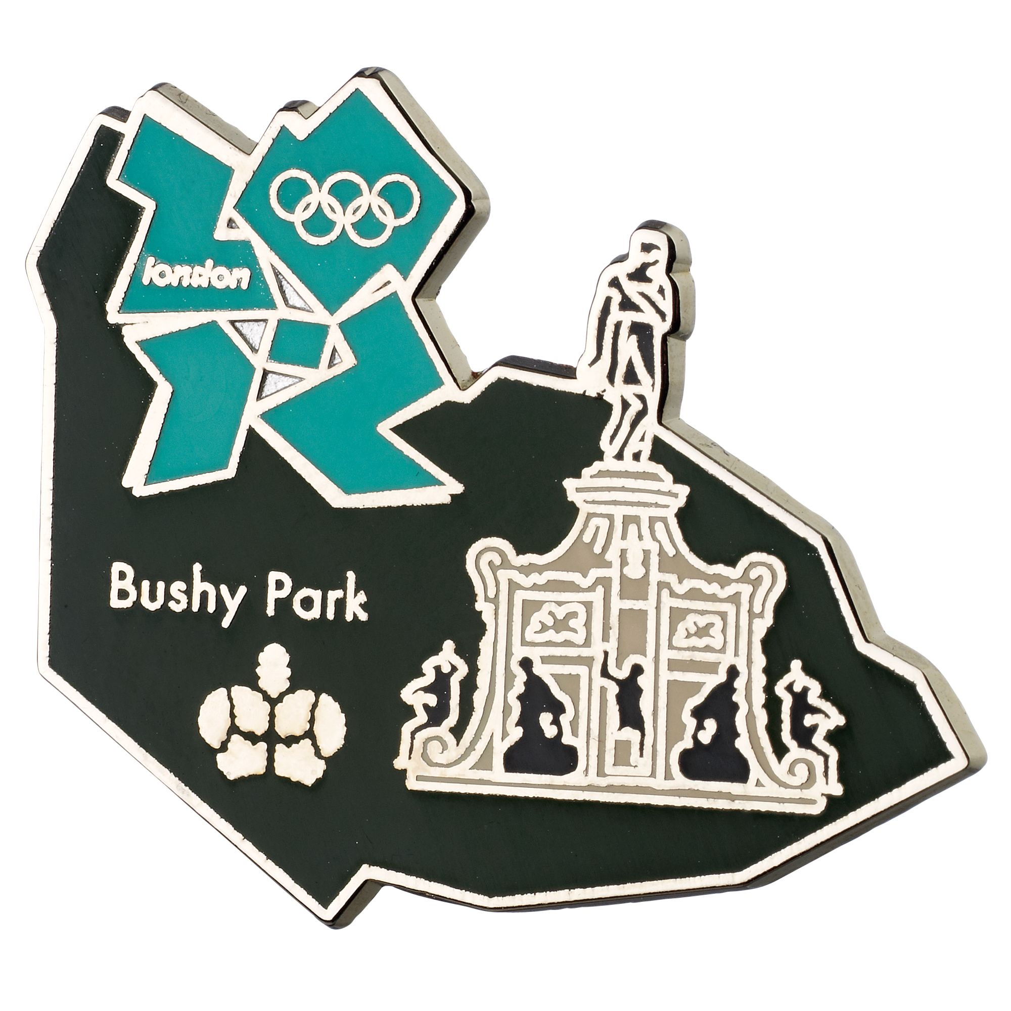 London 2012 Olympic Games Royal Parks Pin Badge, Bushy Park